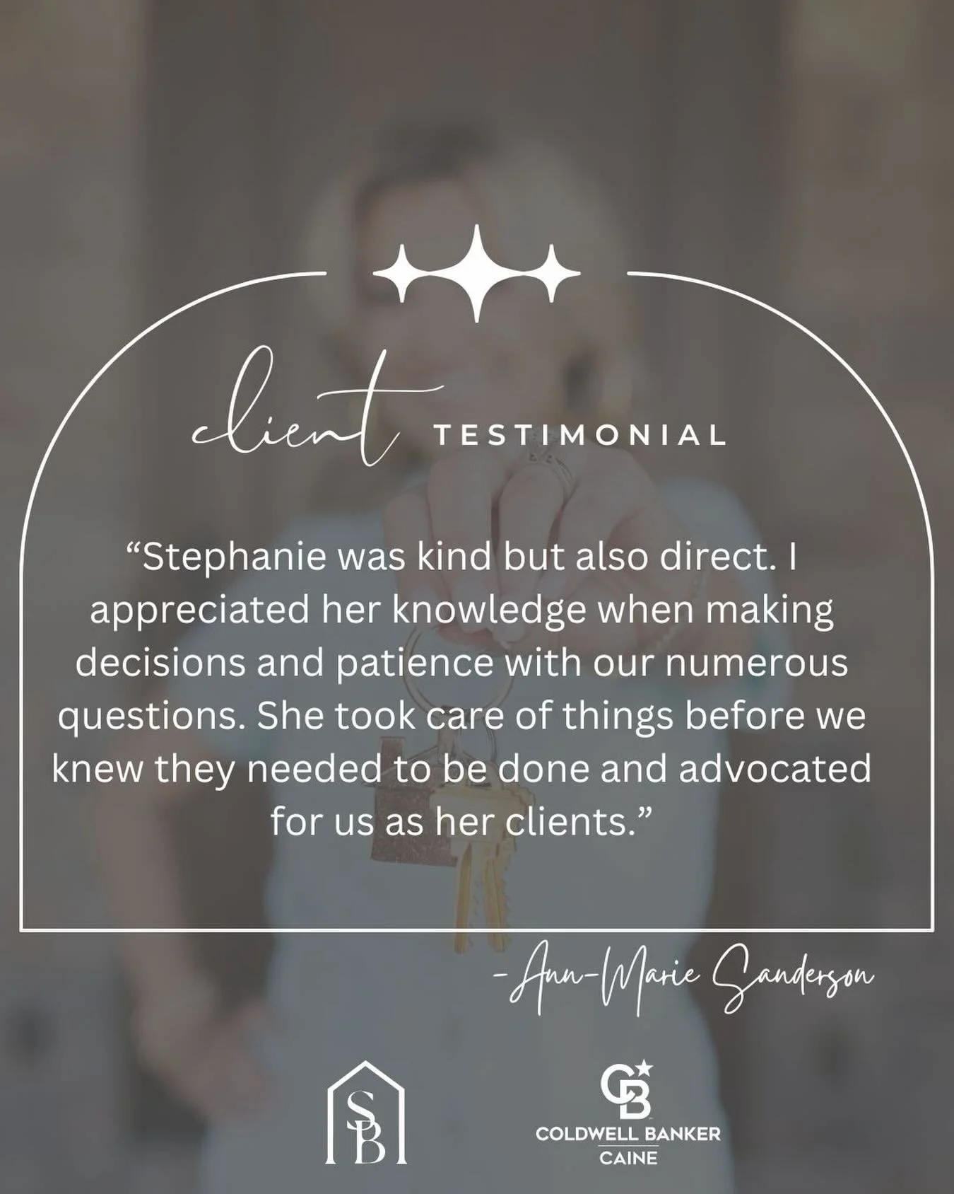 Client Testimonial&nbsp;
⭐️⭐️⭐️⭐️⭐️&nbsp;
&nbsp;&nbsp;
You Deserve the Best in Real Estate! &nbsp;
&nbsp;&nbsp;
#ClientTestimonial&nbsp;
#SoldonStephanie⁠&nbsp;
#YouDeservetheBestinRealEstate⁠&nbsp;
#CBCaine⁠&nbsp;
#GreenvilleSCRealtor⁠&nbsp;
#ILoveW