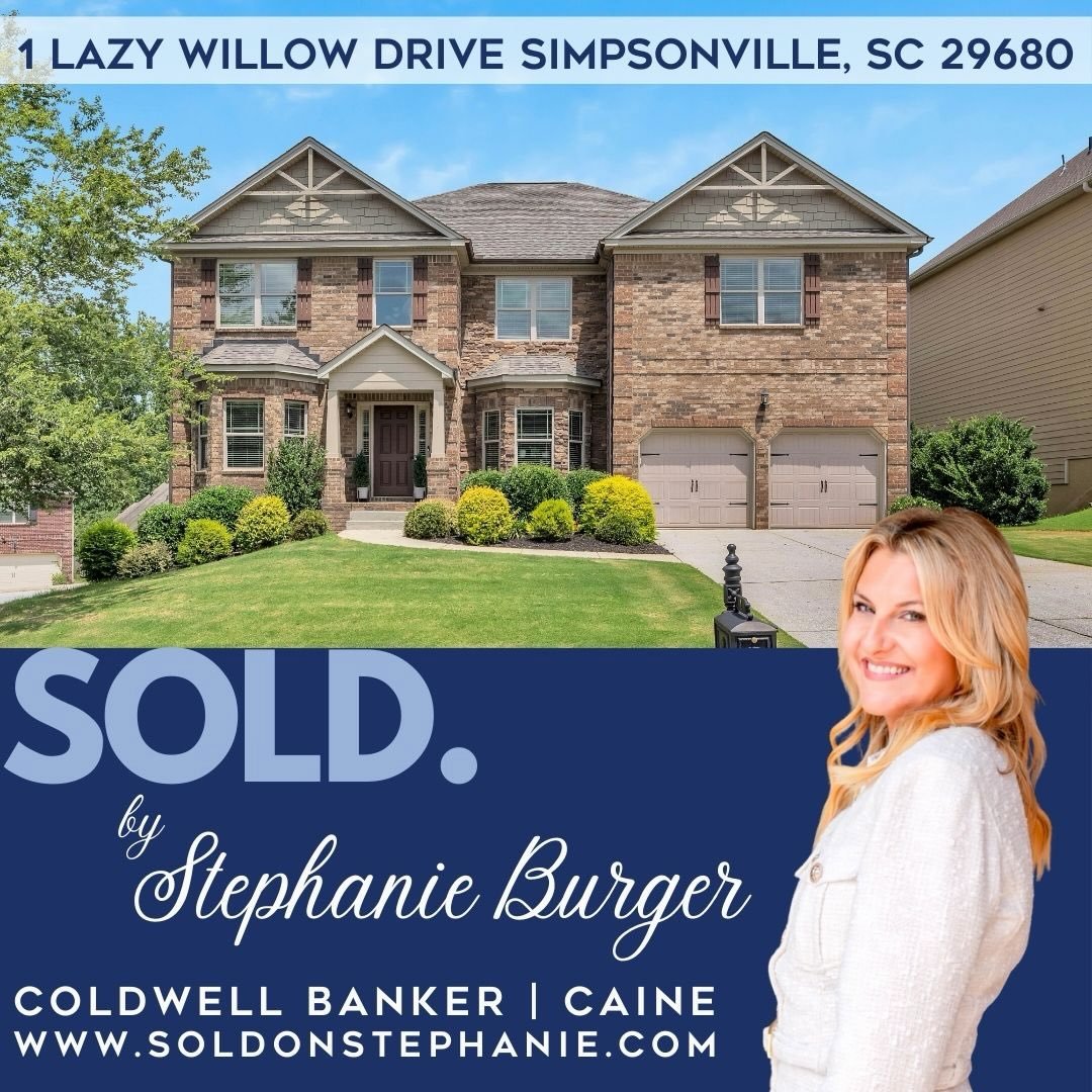 🌟 Just Sold! 

Congratulations to my clients on their closing today! 

Thank you for trusting me as your Realtor. 💙 

#SoldonStephanie⁠&nbsp;
#YouDeservetheBestinRealEstate⁠&nbsp;
#CBCaine⁠&nbsp;
#GreenvilleSCRealtor⁠&nbsp;
#ILoveWhatIDo⁠&nbsp;
www