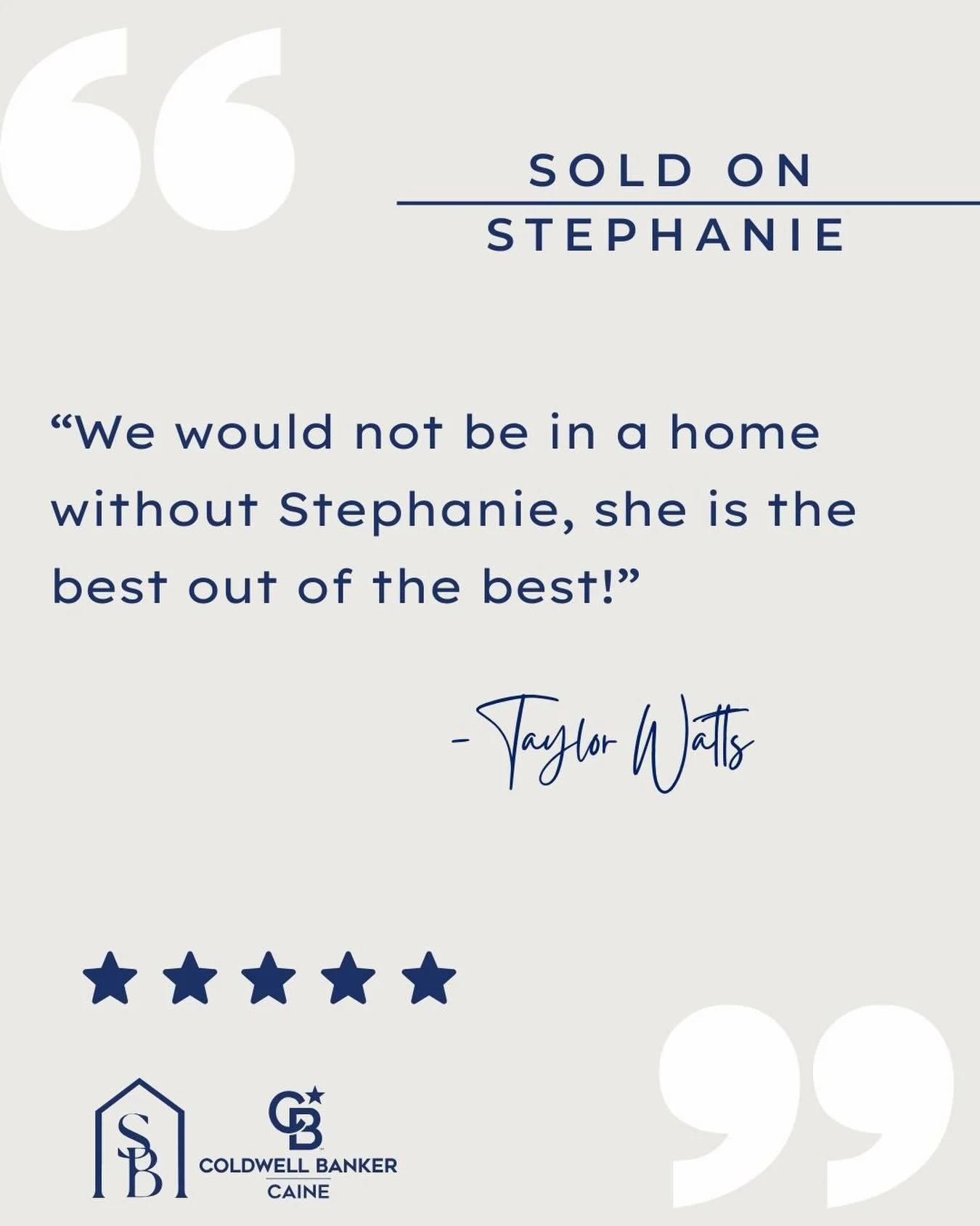 Client Testimonial&nbsp;
⭐️⭐️⭐️⭐️⭐️&nbsp;
&nbsp;&nbsp;
You Deserve the Best in Real Estate! &nbsp;
&nbsp;&nbsp;
#ClientTestimonial&nbsp;
#SoldonStephanie⁠&nbsp;
#YouDeservetheBestinRealEstate⁠&nbsp;
#CBCaine⁠&nbsp;
#GreenvilleSCRealtor⁠&nbsp;
ILoveWh