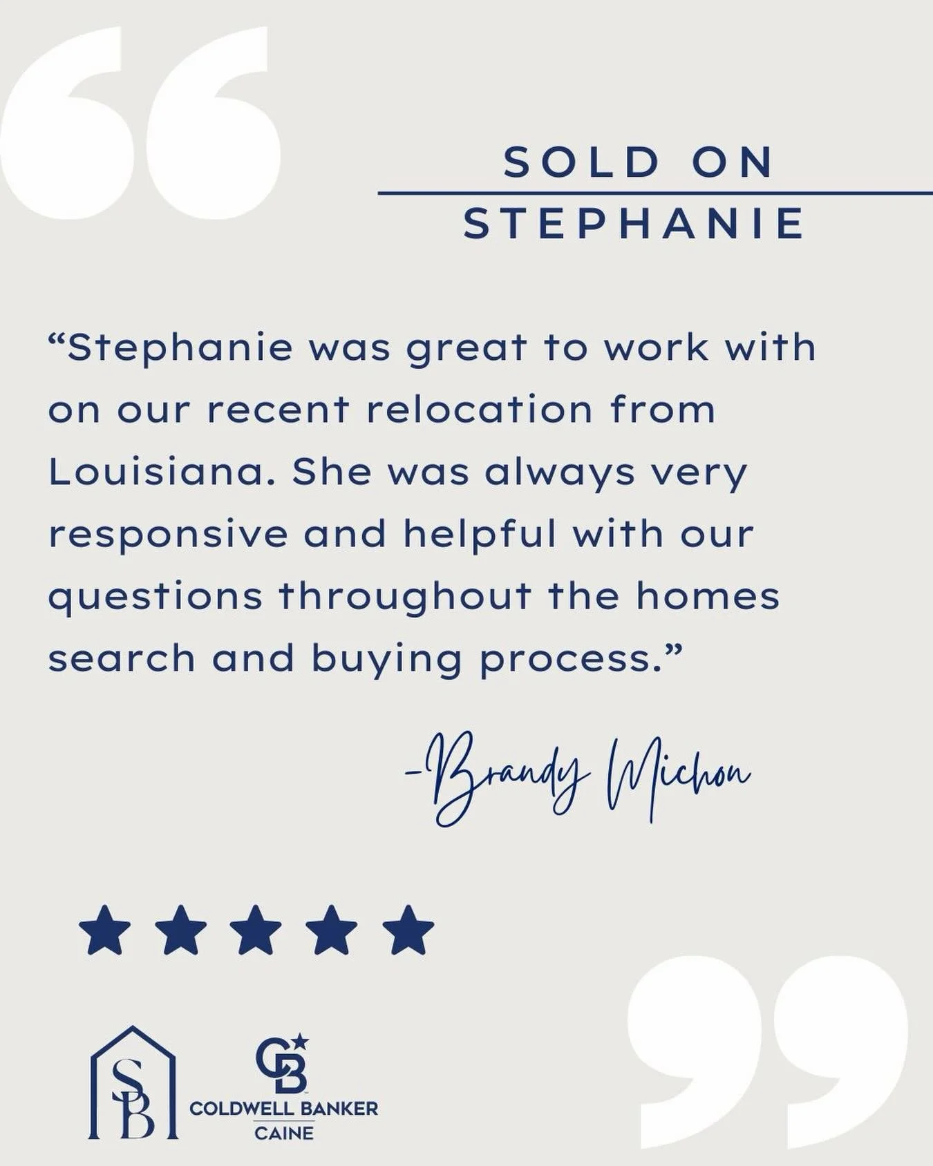 Client Testimonial&nbsp;
⭐️⭐️⭐️⭐️⭐️&nbsp;
&nbsp;&nbsp;
You Deserve the Best in Real Estate! &nbsp;
&nbsp;&nbsp;
#ClientTestimonial&nbsp;
#SoldonStephanie⁠&nbsp;
#YouDeservetheBestinRealEstate⁠&nbsp;
#CBCaine⁠&nbsp;
#GreenvilleSCRealtor⁠&nbsp;
ILoveWh