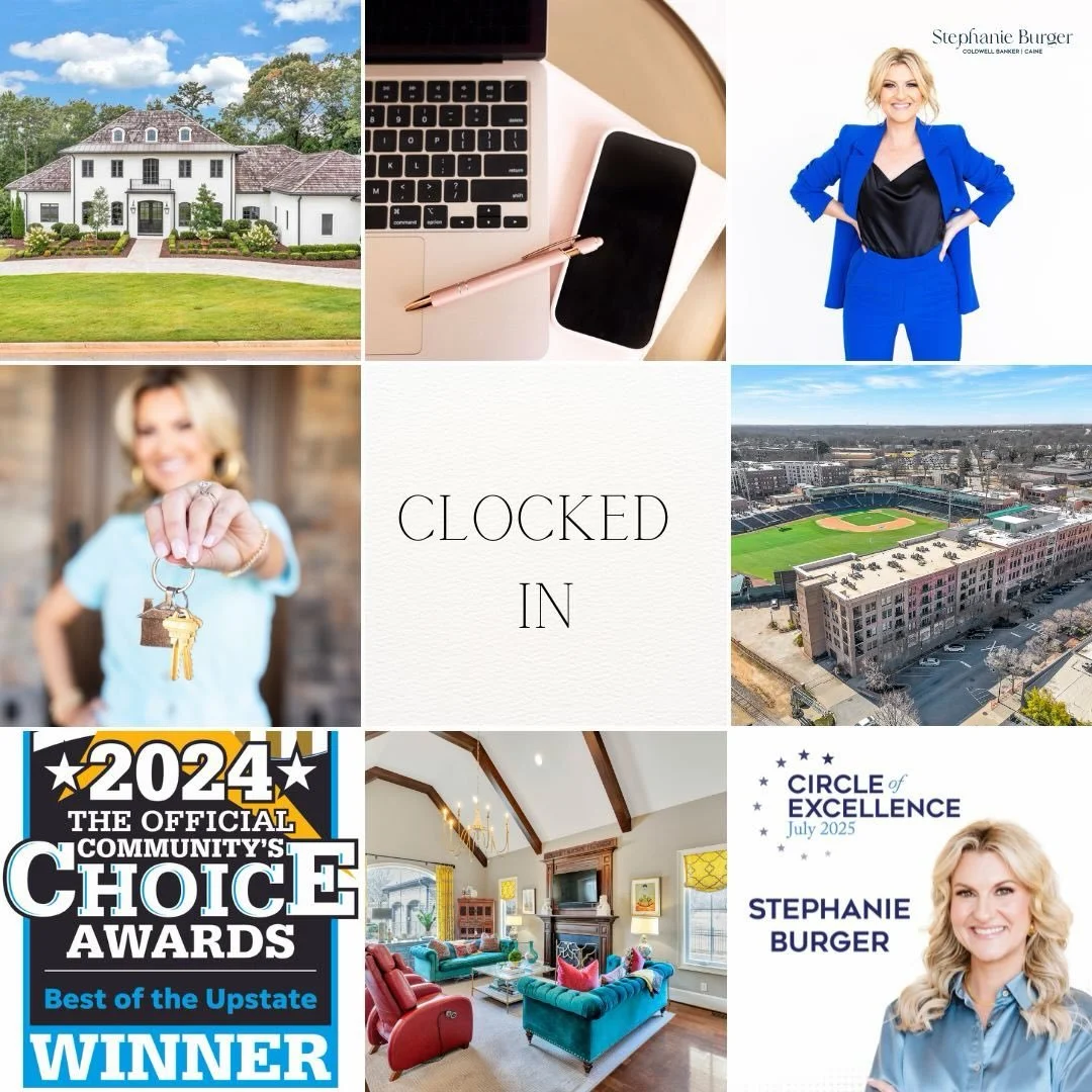 Clocked in vs. Clocked out ✨

When I&rsquo;m working, I&rsquo;m studying the market, walking homes, and doing everything I can to help my clients come out on top.

When I step away, I&rsquo;m recharging, exploring  Greenville&rsquo;s food scene, spen