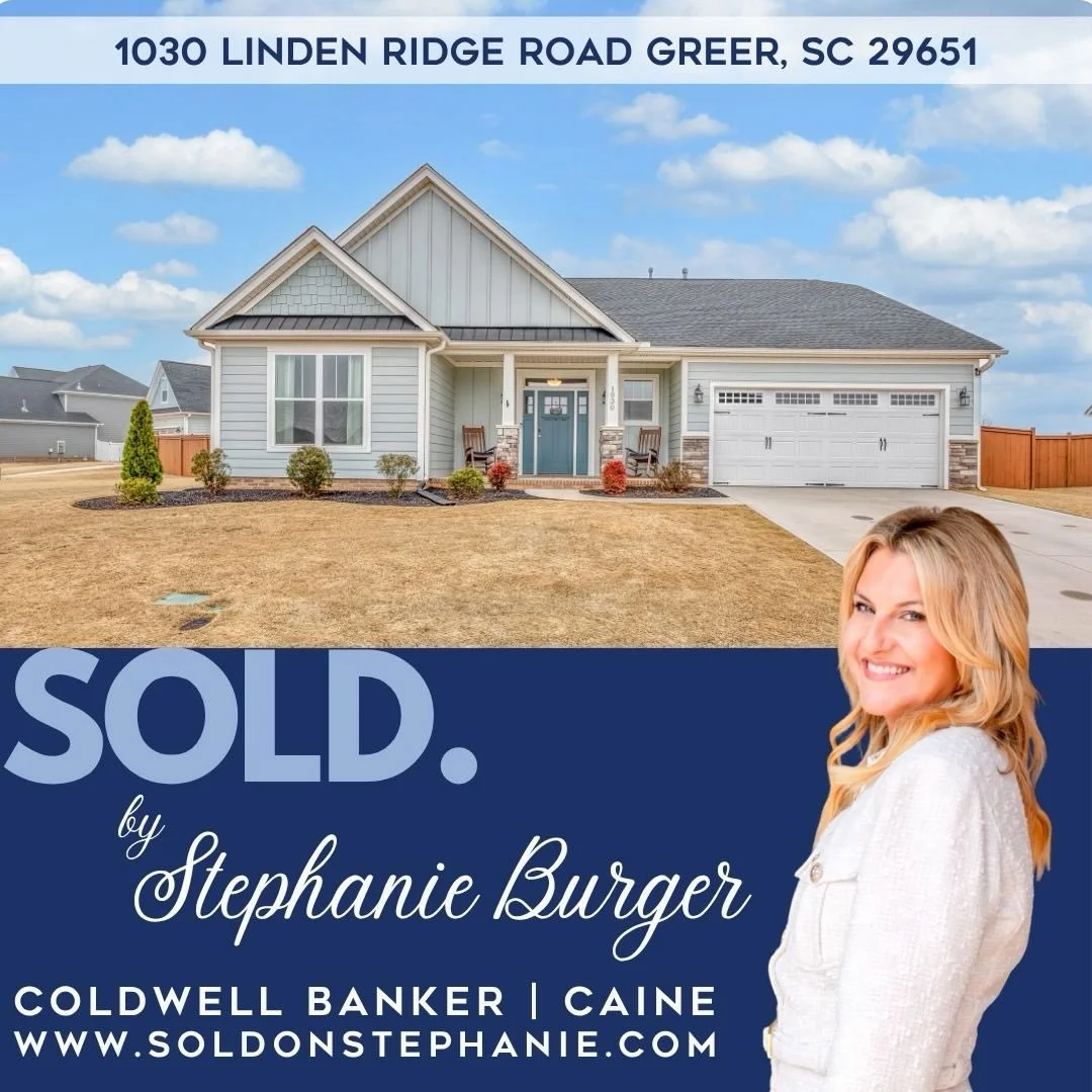 🌟 Just Sold! 

Congratulations to my clients on their closing today! 

Thank you for trusting me as your Realtor. 💙 

#SoldonStephanie⁠&nbsp;
#YouDeservetheBestinRealEstate⁠&nbsp;
#CBCaine⁠&nbsp;
#GreenvilleSCRealtor⁠&nbsp;
#ILoveWhatIDo⁠&nbsp;
www