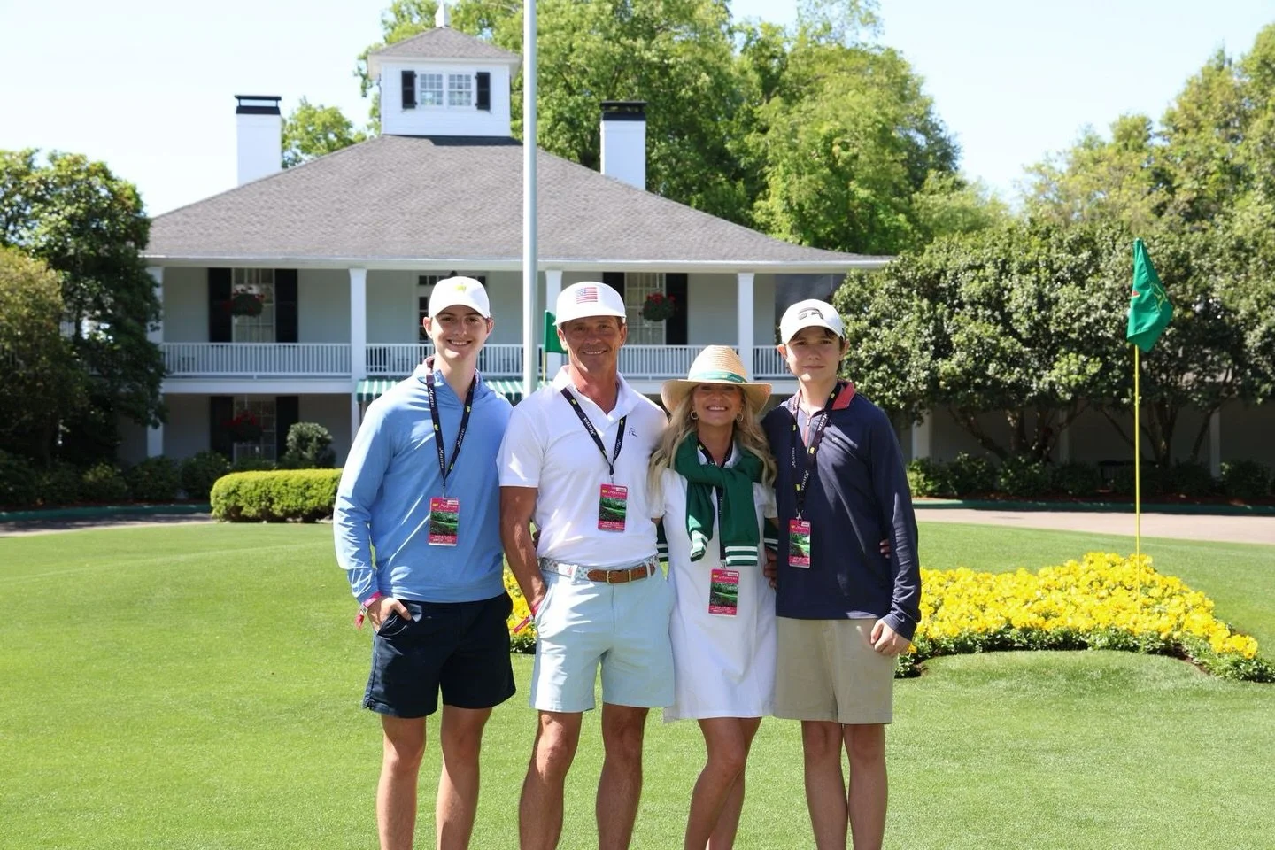 There&rsquo;s something really special about seeing a place like the Masters through your husband and boys&rsquo; eyes 💚

We walked over 40k steps, shopped way too much, watched the players warm up on the range, and ended the day sitting on 18 watch