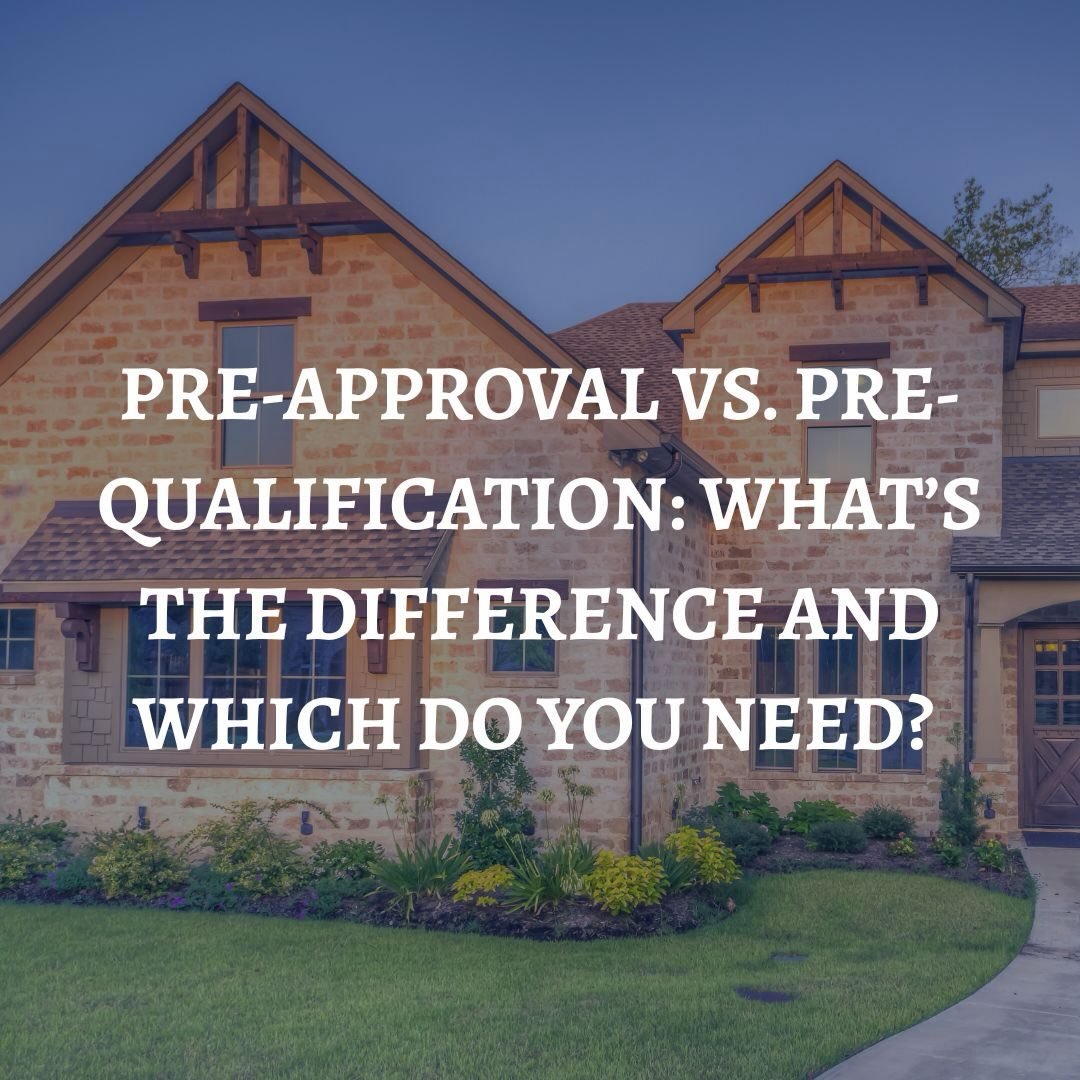 Blog Post! 🌟 

Thinking about buying a home but confused about pre-approval vs. pre-qualification? 

This quick breakdown explains the key differences, why it matters, and which one you actually need before making an offer. Getting this step right c