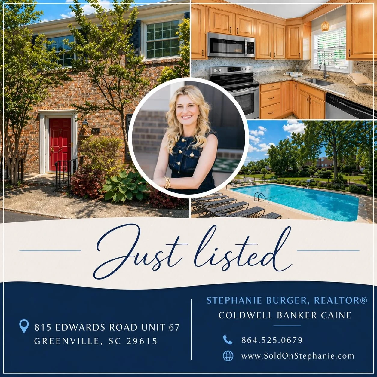 ✨ Just Listed in Greenville! ✨

Welcome to 📍815 Edwards Road Unit 67 

This is a beautifully updated 2 bed, 1.5 bath condo in one of Greenville&rsquo;s most desirable, tree-lined communities near Botany Woods 

This move-in ready home features hardw