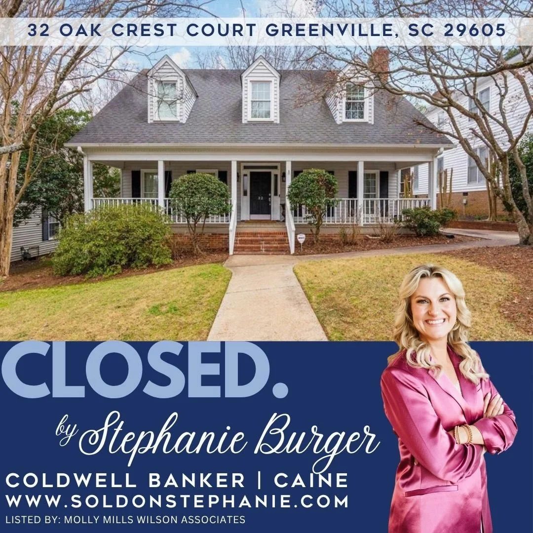 🌟 Just Closed! 

Congratulations to my clients on their closing today! 

Thank you for trusting me as your Realtor. 💙 

#SoldonStephanie⁠&nbsp;
#YouDeservetheBestinRealEstate⁠&nbsp;
#CBCaine⁠&nbsp;
#GreenvilleSCRealtor⁠&nbsp;
#ILoveWhatIDo⁠&nbsp;
w