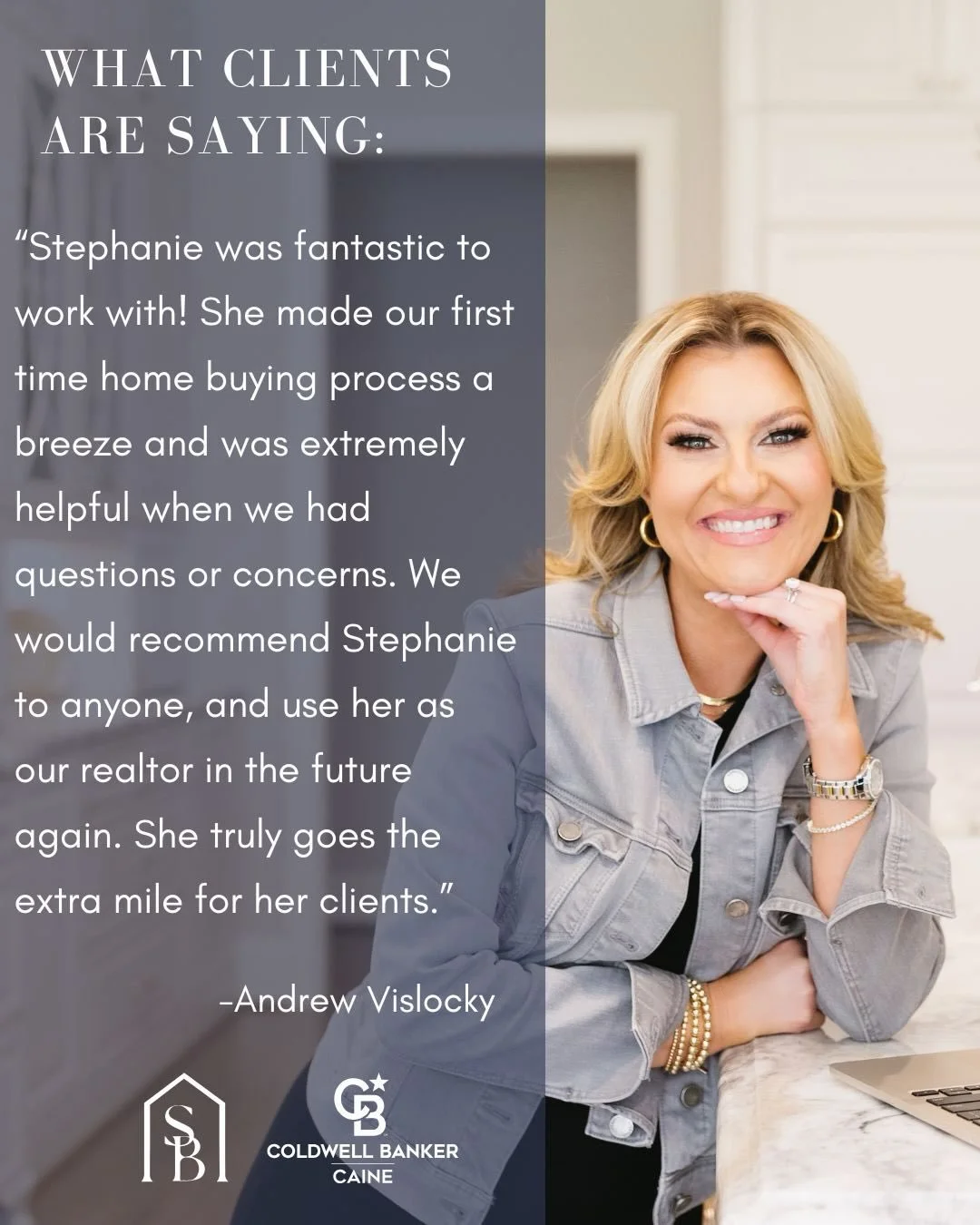 Client Testimonial&nbsp;
⭐️⭐️⭐️⭐️⭐️&nbsp;
&nbsp;&nbsp;
You Deserve the Best in Real Estate! &nbsp;
&nbsp;&nbsp;
#ClientTestimonial&nbsp;
#SoldonStephanie⁠&nbsp;
#YouDeservetheBestinRealEstate⁠&nbsp;
#CBCaine⁠&nbsp;
#GreenvilleSCRealtor⁠&nbsp;
ILoveWh