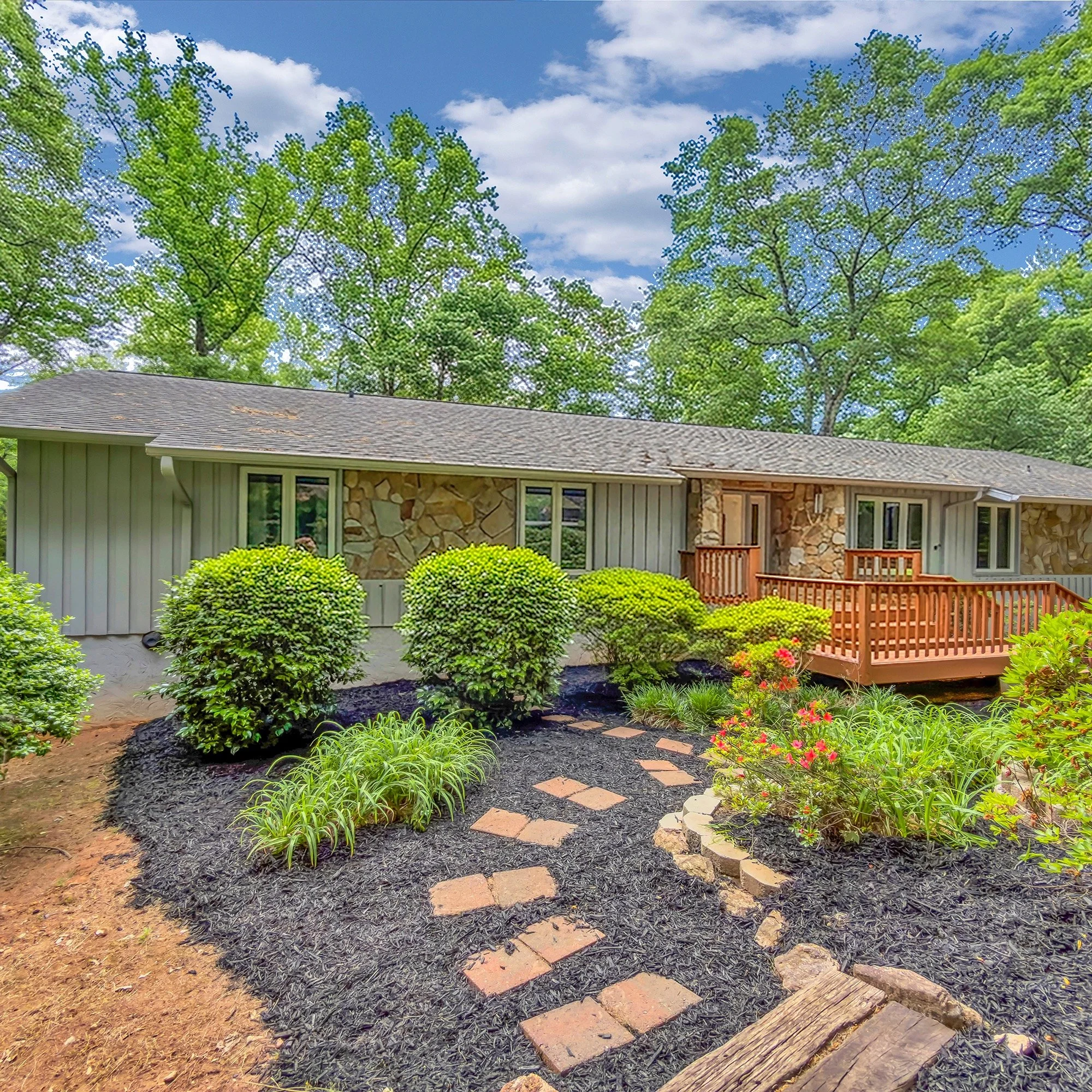 ✨ HUGE PRICE IMPROVEMENT | Holly Tree Plantation ✨
204 Fishbrook Way Simpsonville, SC 
A rare opportunity just became even better! 🌳🏡
Nestled beneath a canopy of mature trees in the highly desirable Holly Tree community, this one-of-a-kind midcentu