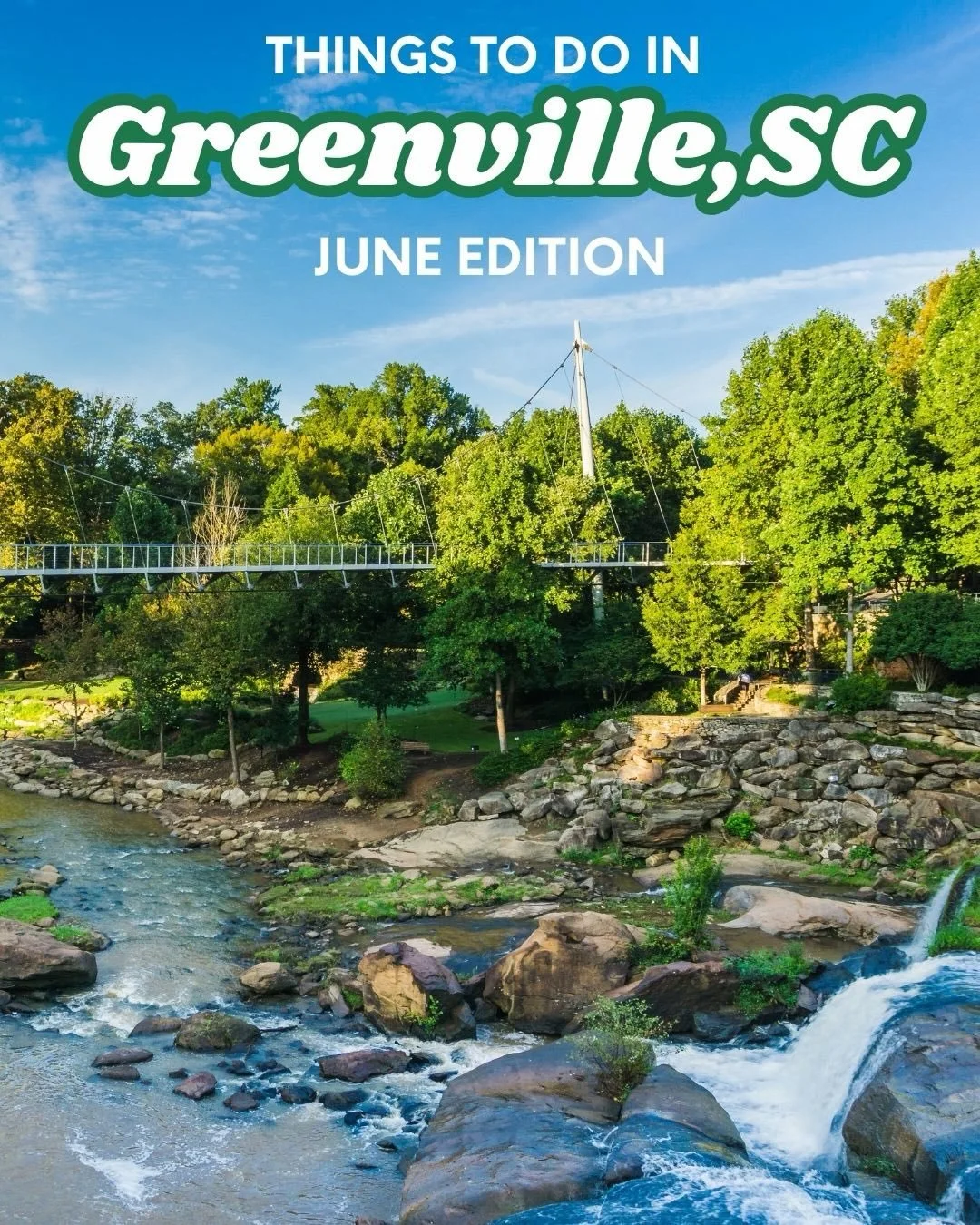 Get ready to make your calendars because there&rsquo;s never a shortage of things to do in Greenville, SC! 

From kid-friendly events to parent&rsquo;s night out, Saturday markets to musicals in the park.. the list goes on and on! 

Check out the lin