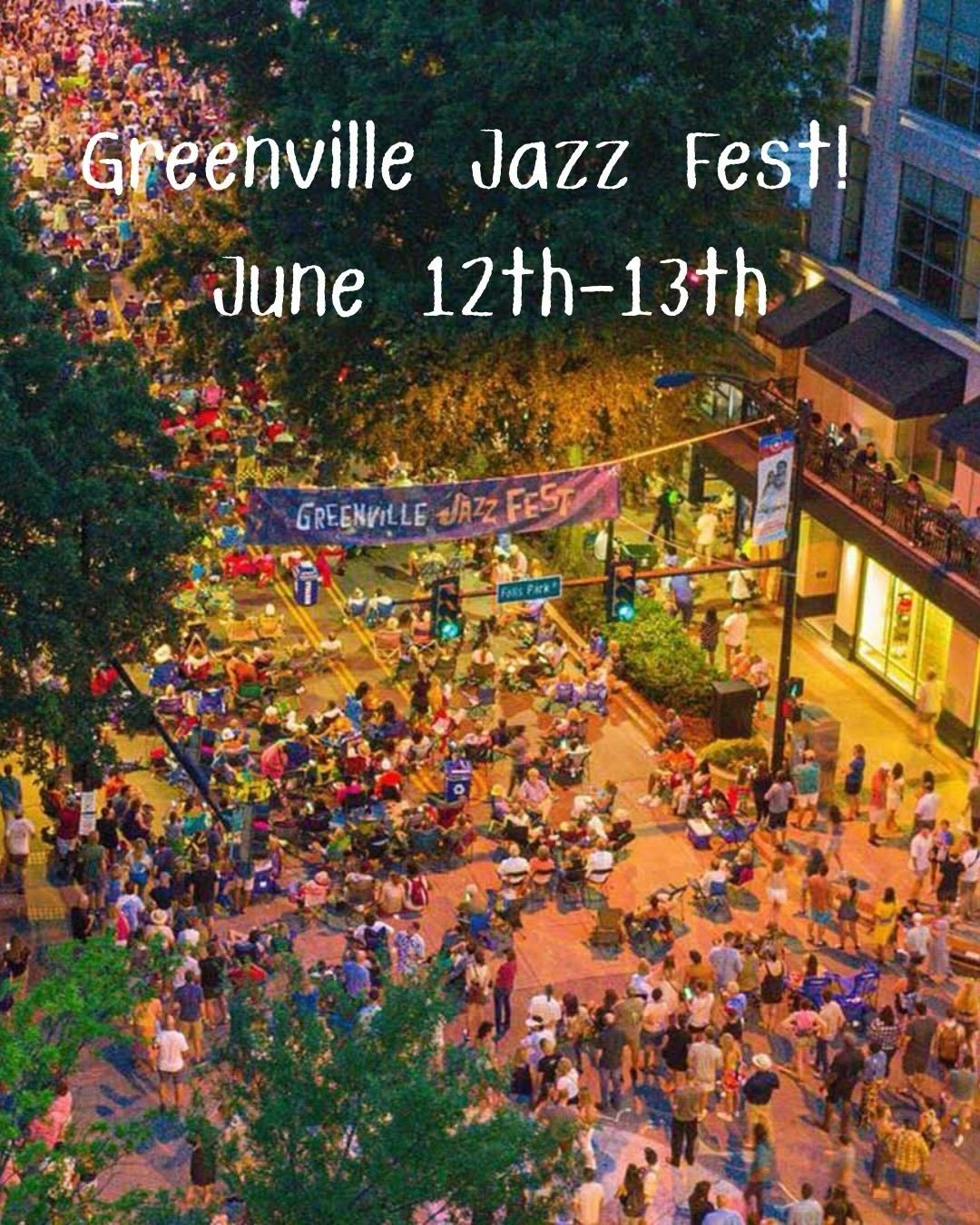 If you&rsquo;re looking for something to do this weekend, the Greenville Jazz Fest is happening downtown on Main Street! 🎷

One of my favorite things about Greenville is that there&rsquo;s always something going on. Live music, good food, and an exc