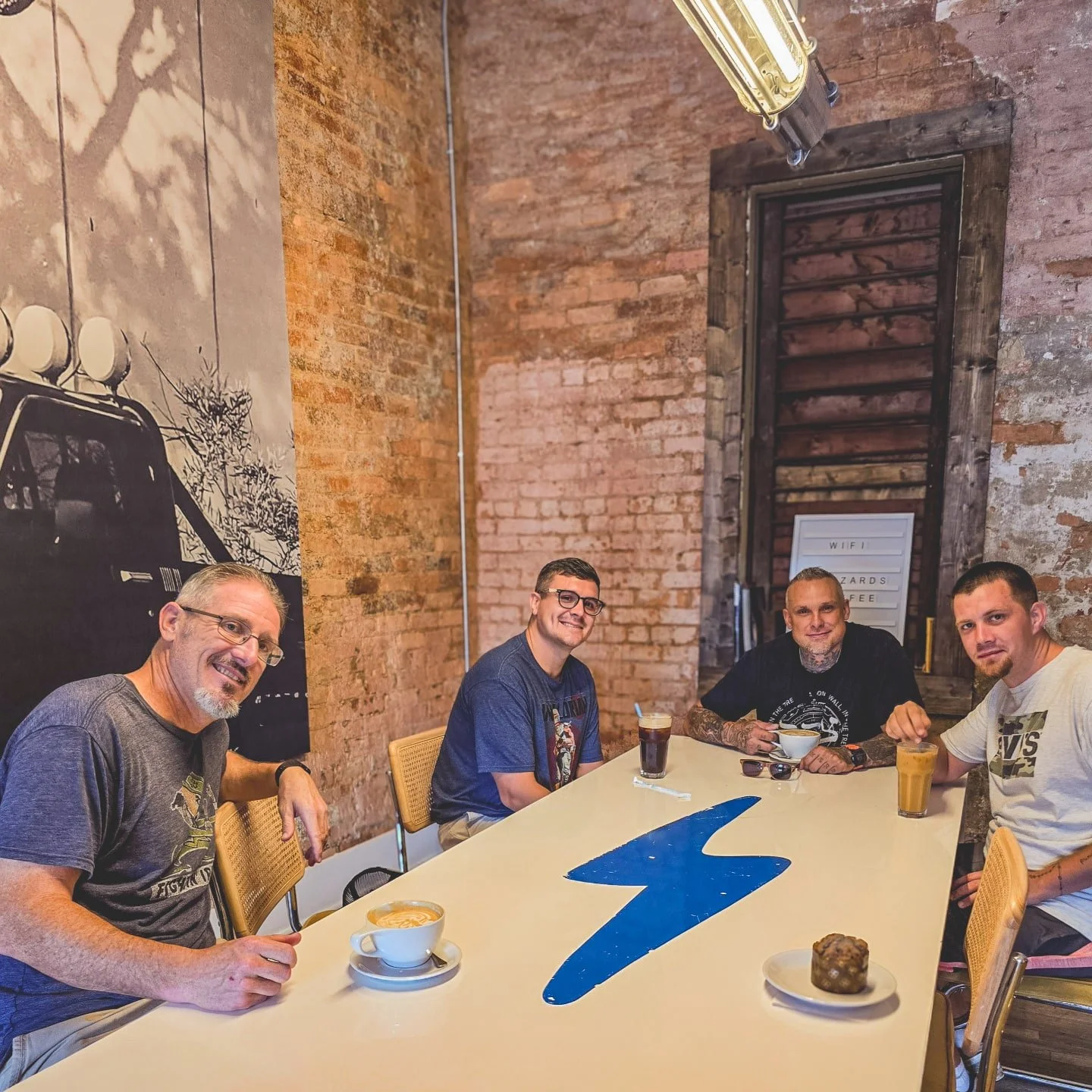 These men have poured their hearts and souls into the Inner Healing process over the past 10 weeks. Pictured are three of our newest Identity Phase residents&mdash;Zach, Tim, and Dylan&mdash;alongside servant leader Cole, who walked through the entir