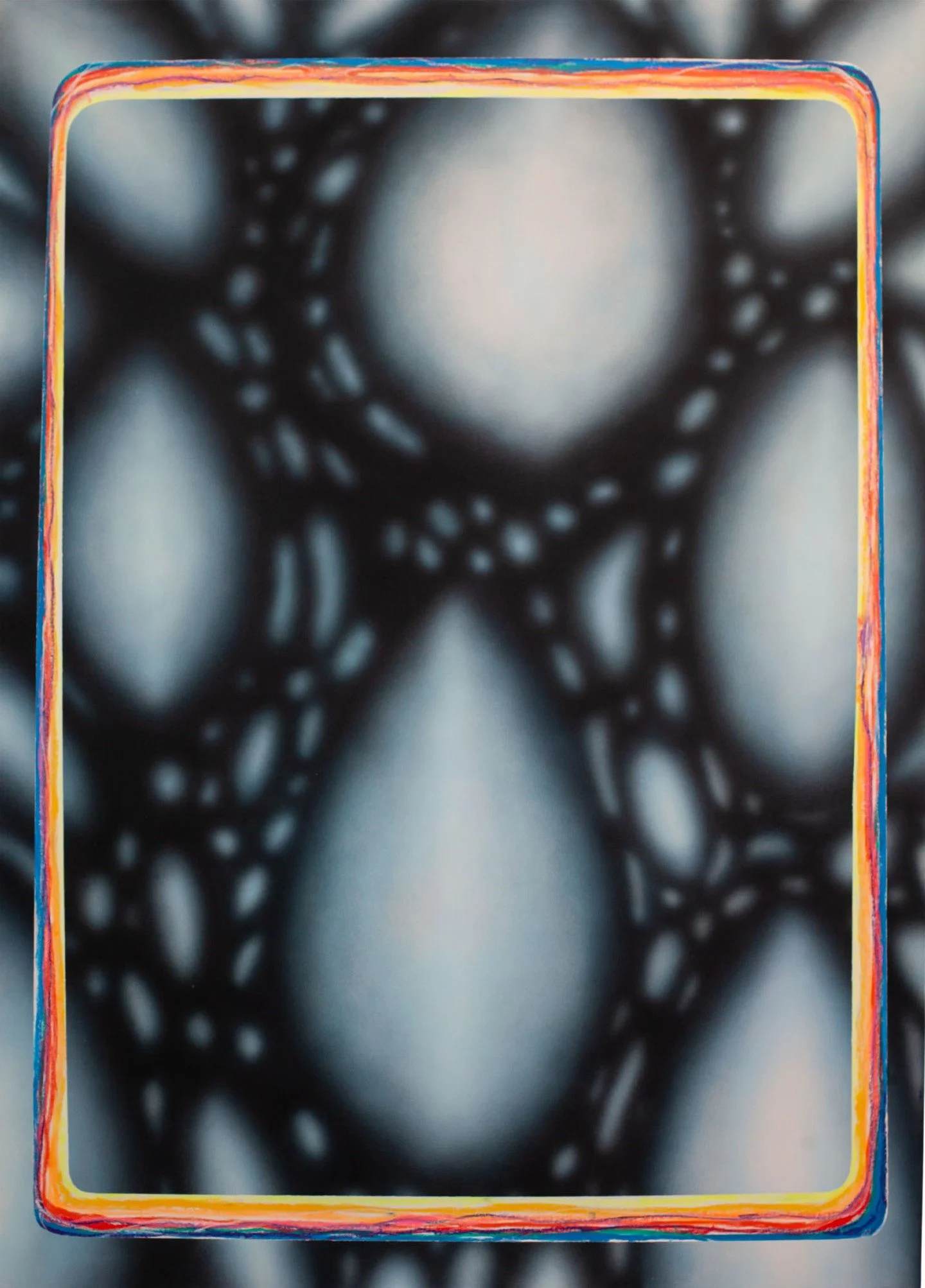 DREAMWALKERS, 52x73 inches, water based paint and solid paint marker on canvas, 2019