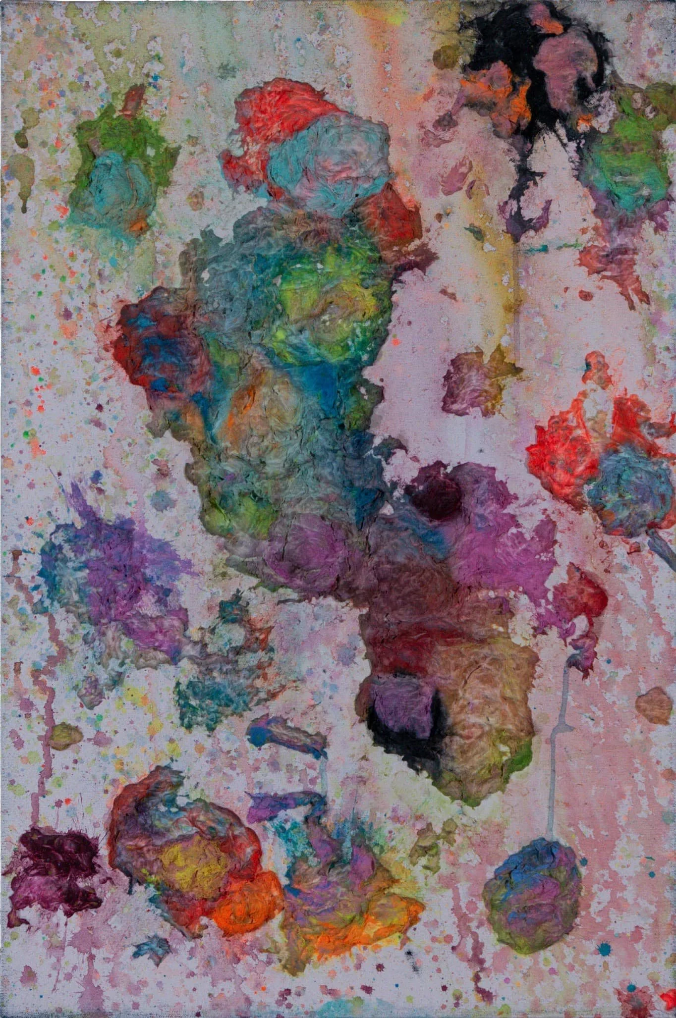 COSMOS, 20x30 inches, mixed medium on canvas, 2014