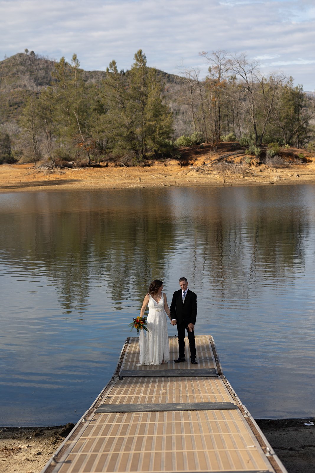 A Sweet &amp; Scenic Redding Mini Wedding at Whiskeytown Lake