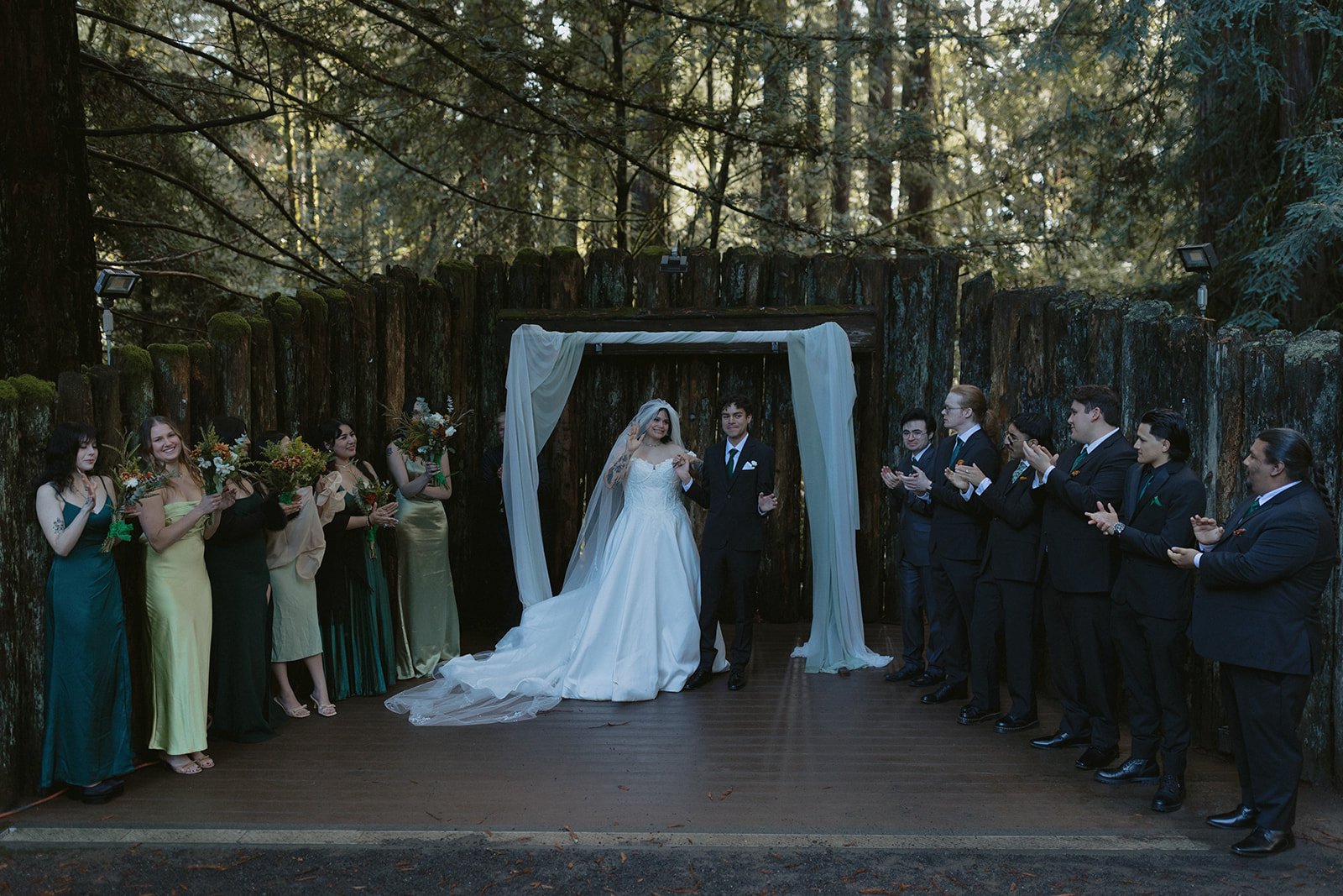 A Moody Mt. Madonna State Park Wedding in the Santa Cruz Redwoods