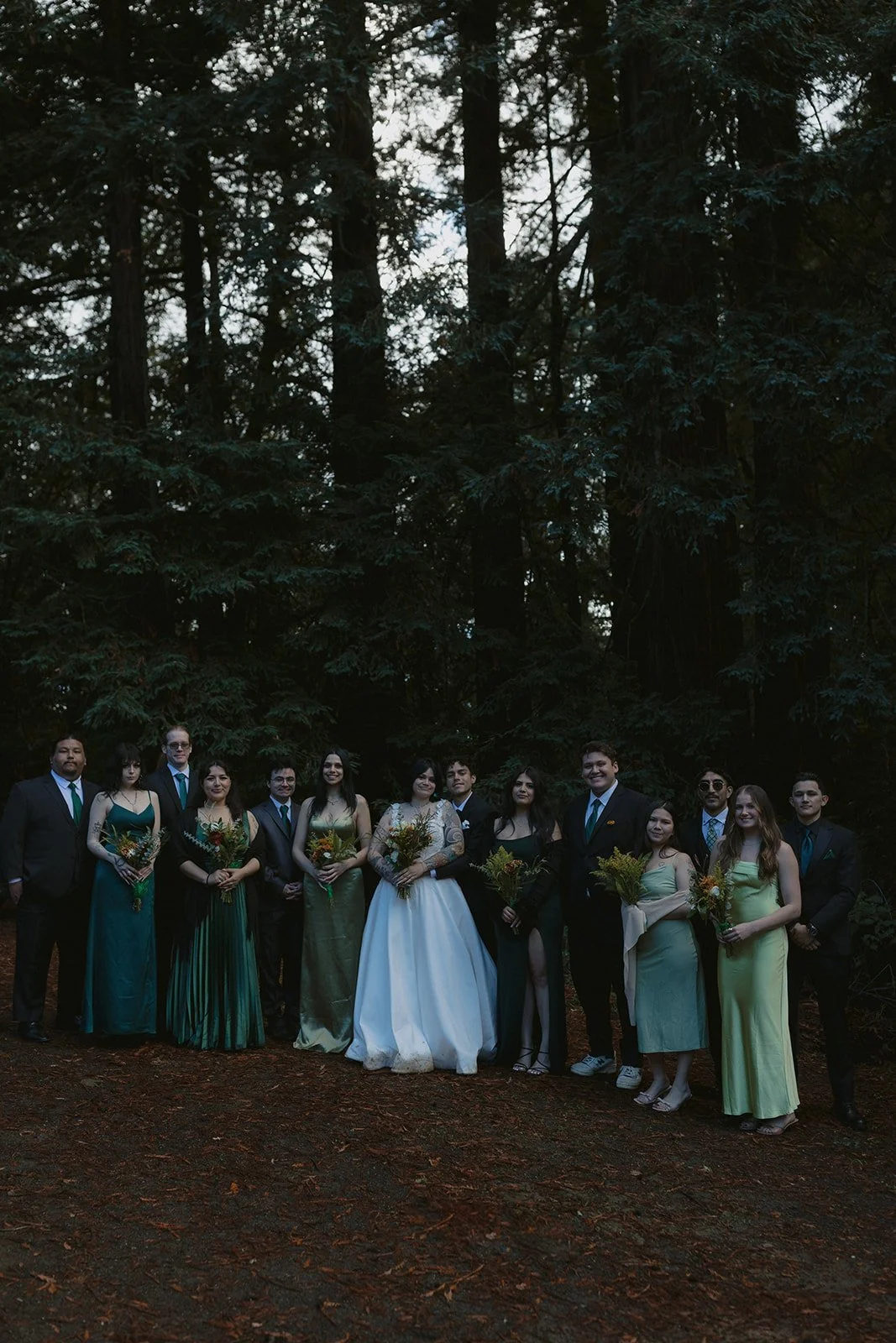 A Moody Mt. Madonna State Park Wedding in the Santa Cruz Redwoods