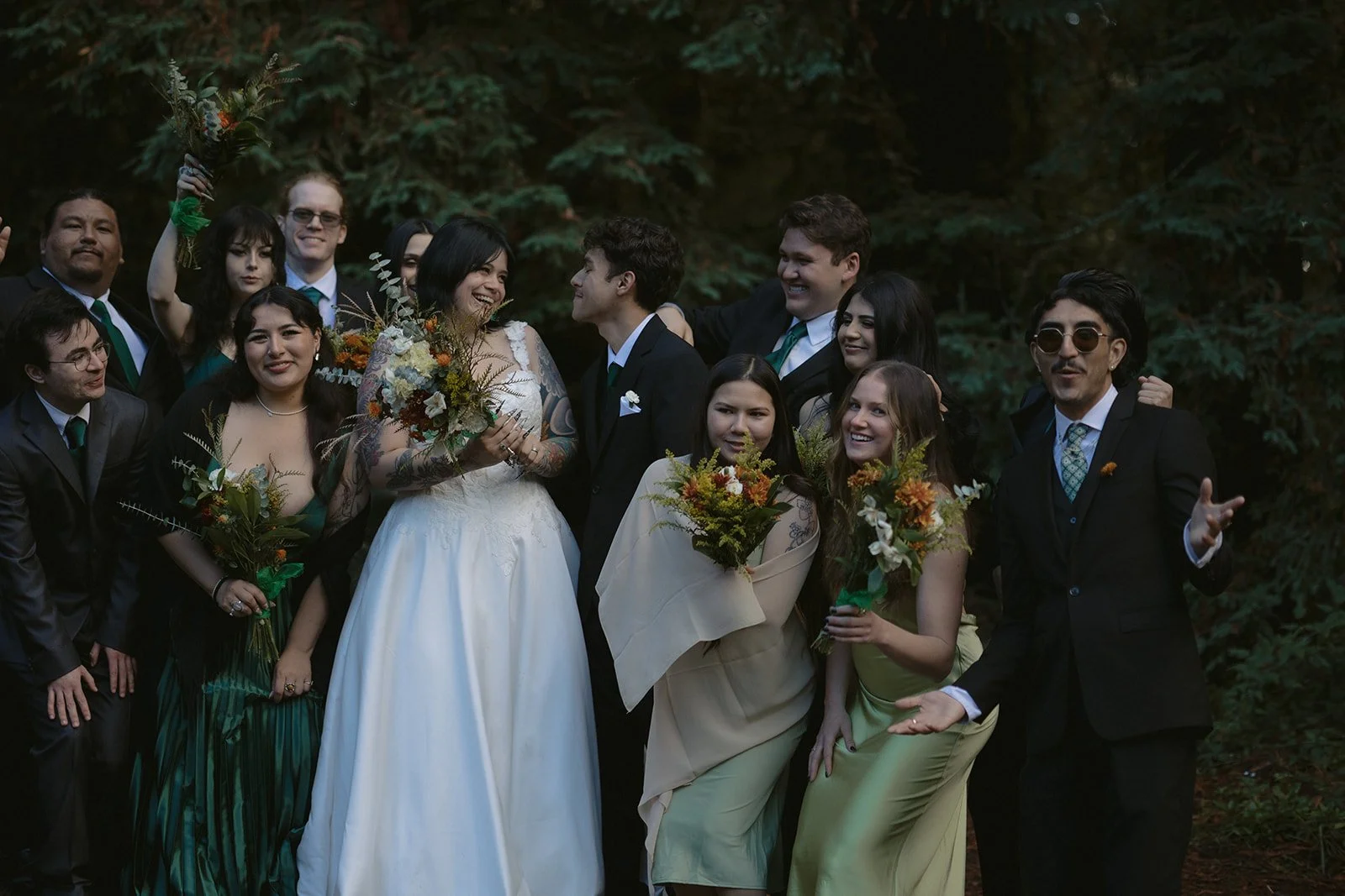 A Moody Mt. Madonna State Park Wedding in the Santa Cruz Redwoods