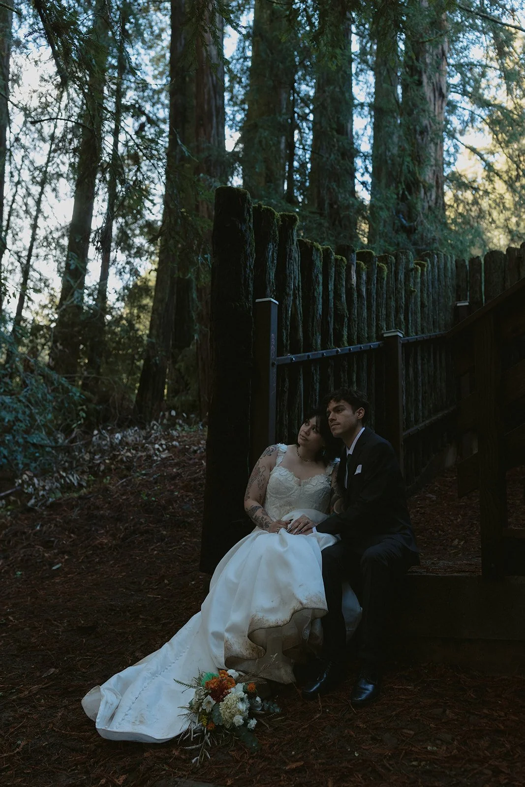 A Moody Mt. Madonna State Park Wedding in the Santa Cruz Redwoods