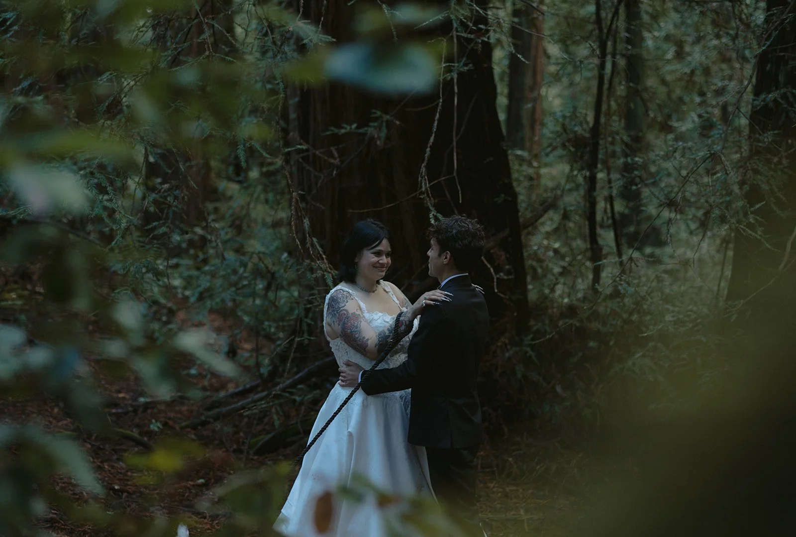 A Moody Mt. Madonna State Park Wedding in the Santa Cruz Redwoods