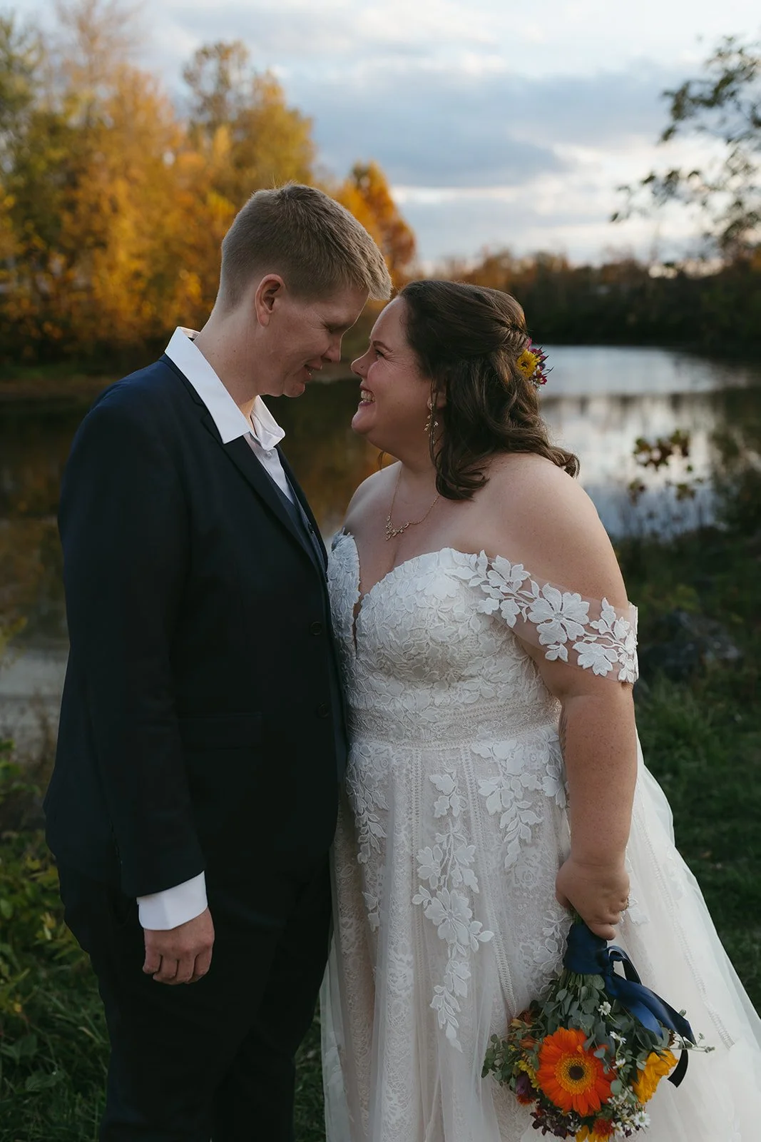 A Fall Wedding in Delaware, Ohio Celebrating Lindsey &amp; Sarah’s Love Story