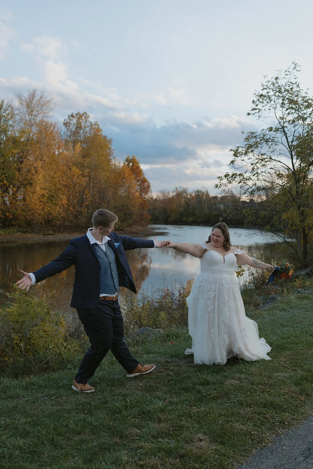 A Fall Wedding in Delaware, Ohio Celebrating Lindsey &amp; Sarah’s Love Story