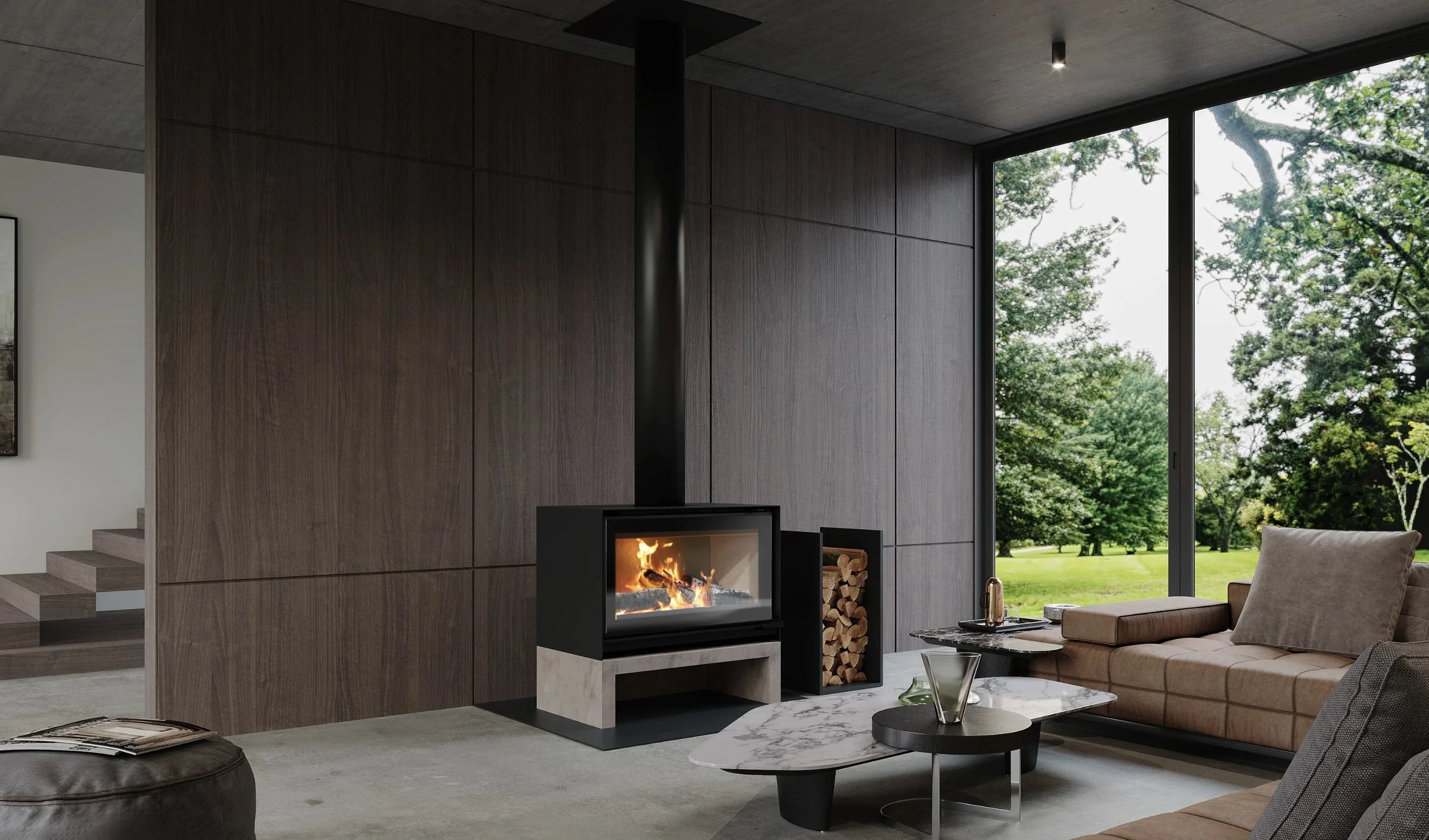 Escea TFS1000 Clean Air Freestanding Fireplace