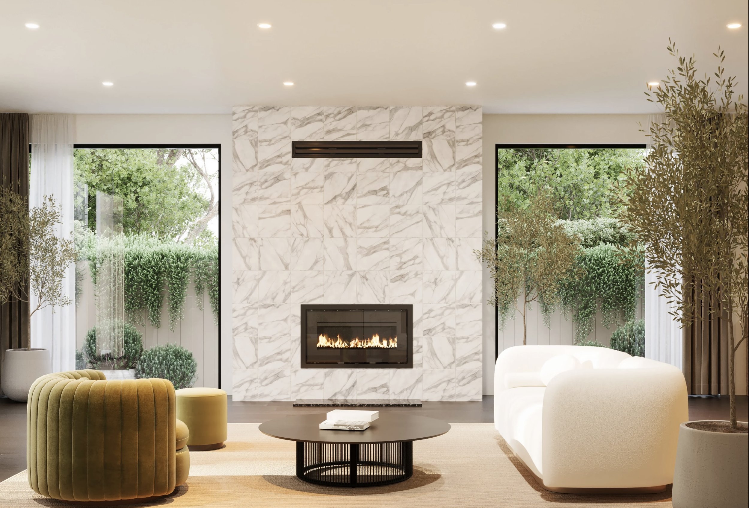 VisionLine Taurus Clean Air Inbuilt Fireplace