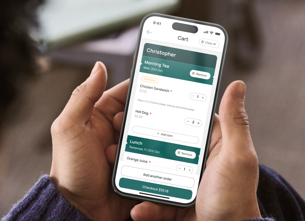 School canteen ordering system | Flexischools
