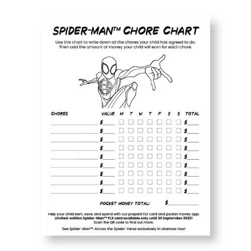Spider-Man™ Chore Chart