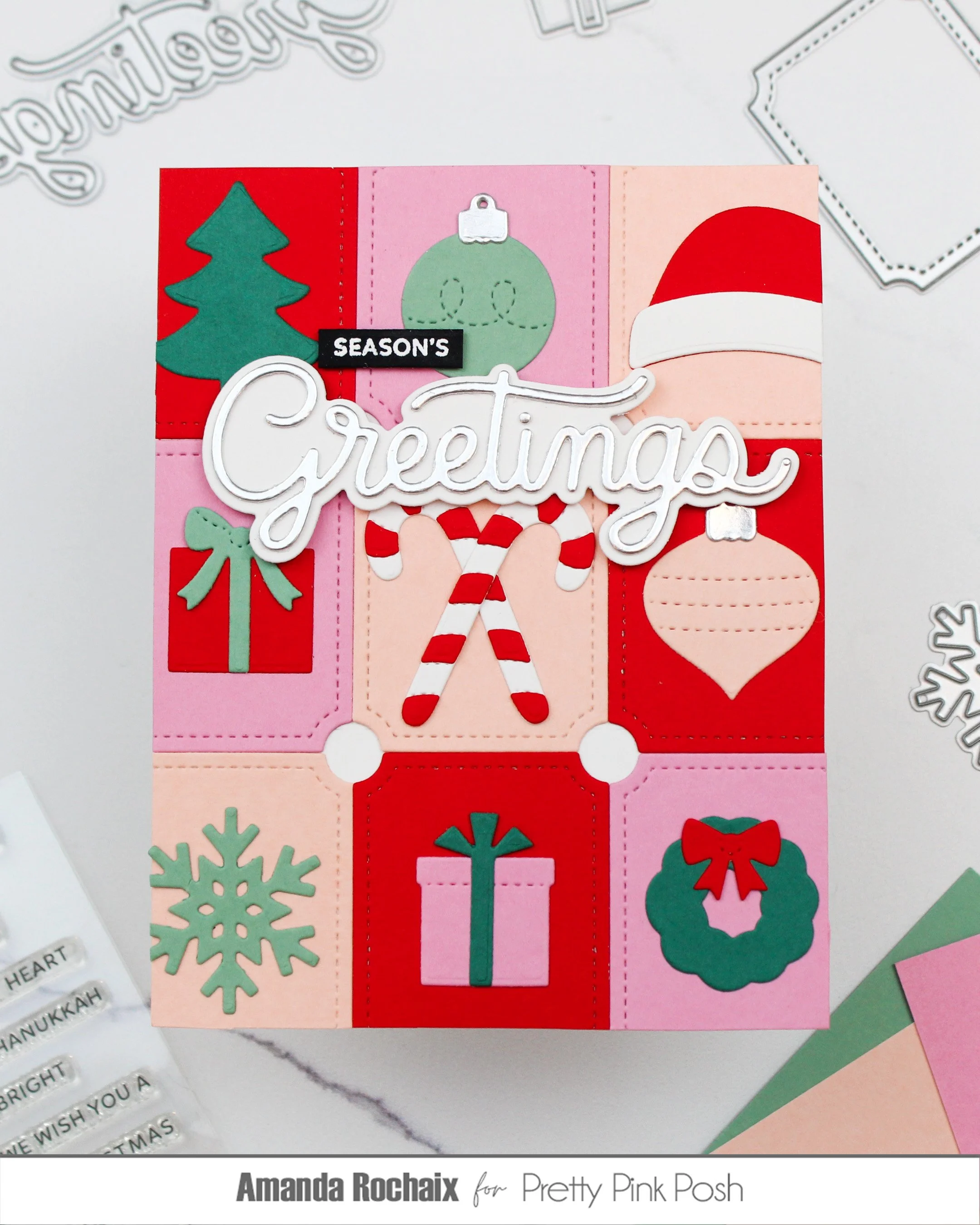 Pretty Pink Posh— An Iconic Christmas Card