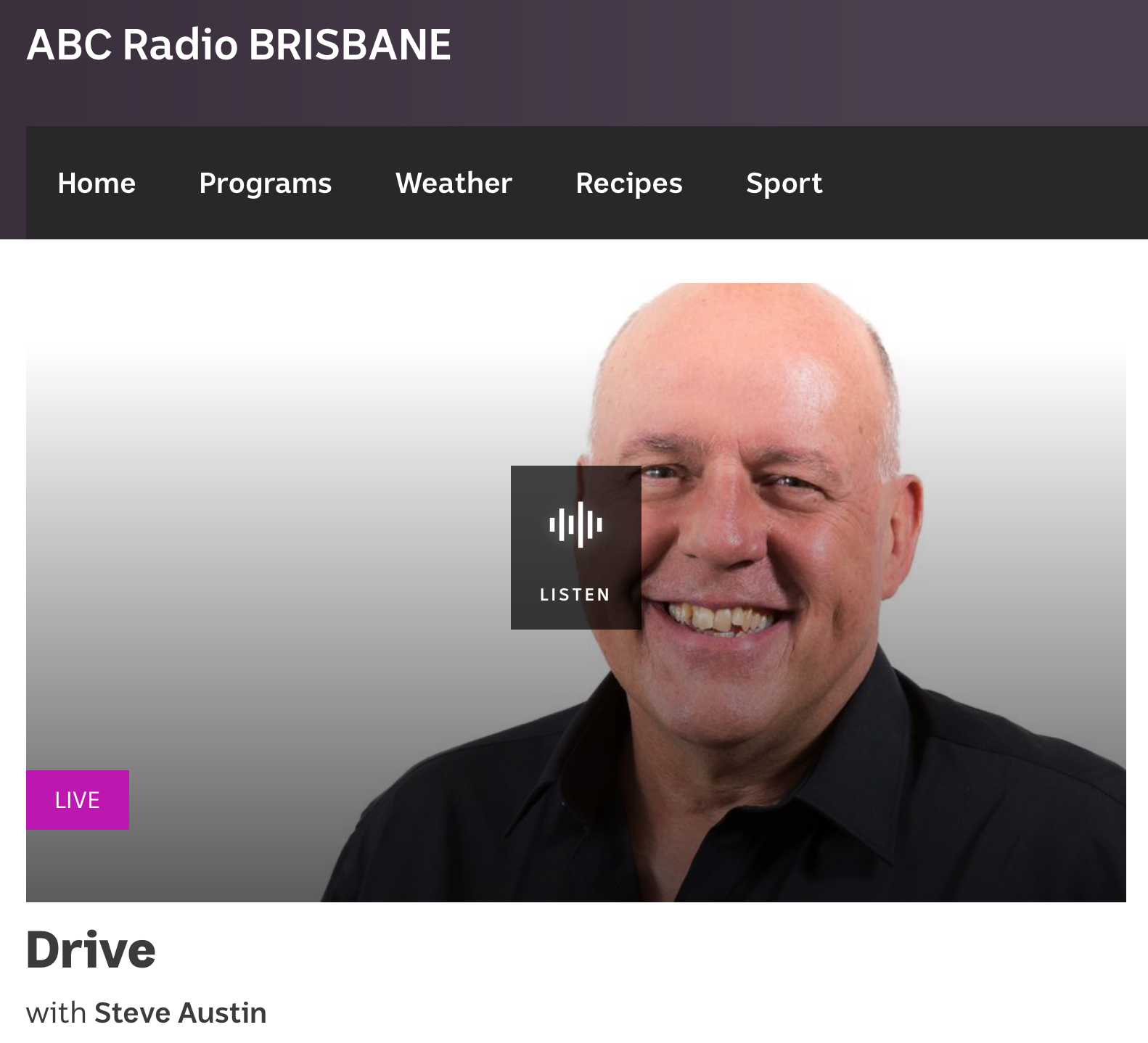 CEO Bike Build features on ABC Brisbane’s ‘Drive’ program with Steve Austin