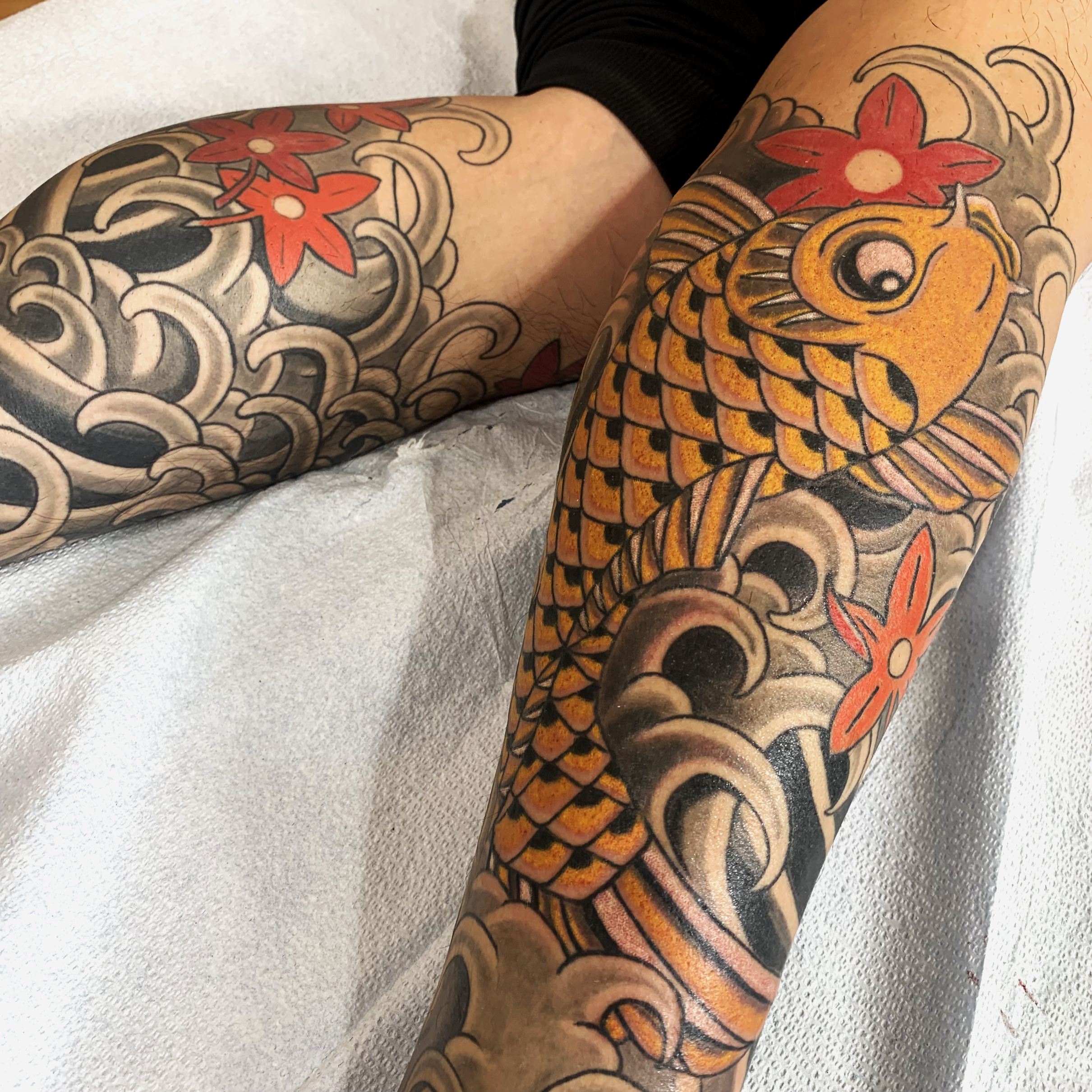Koi fish Japanese irezumi