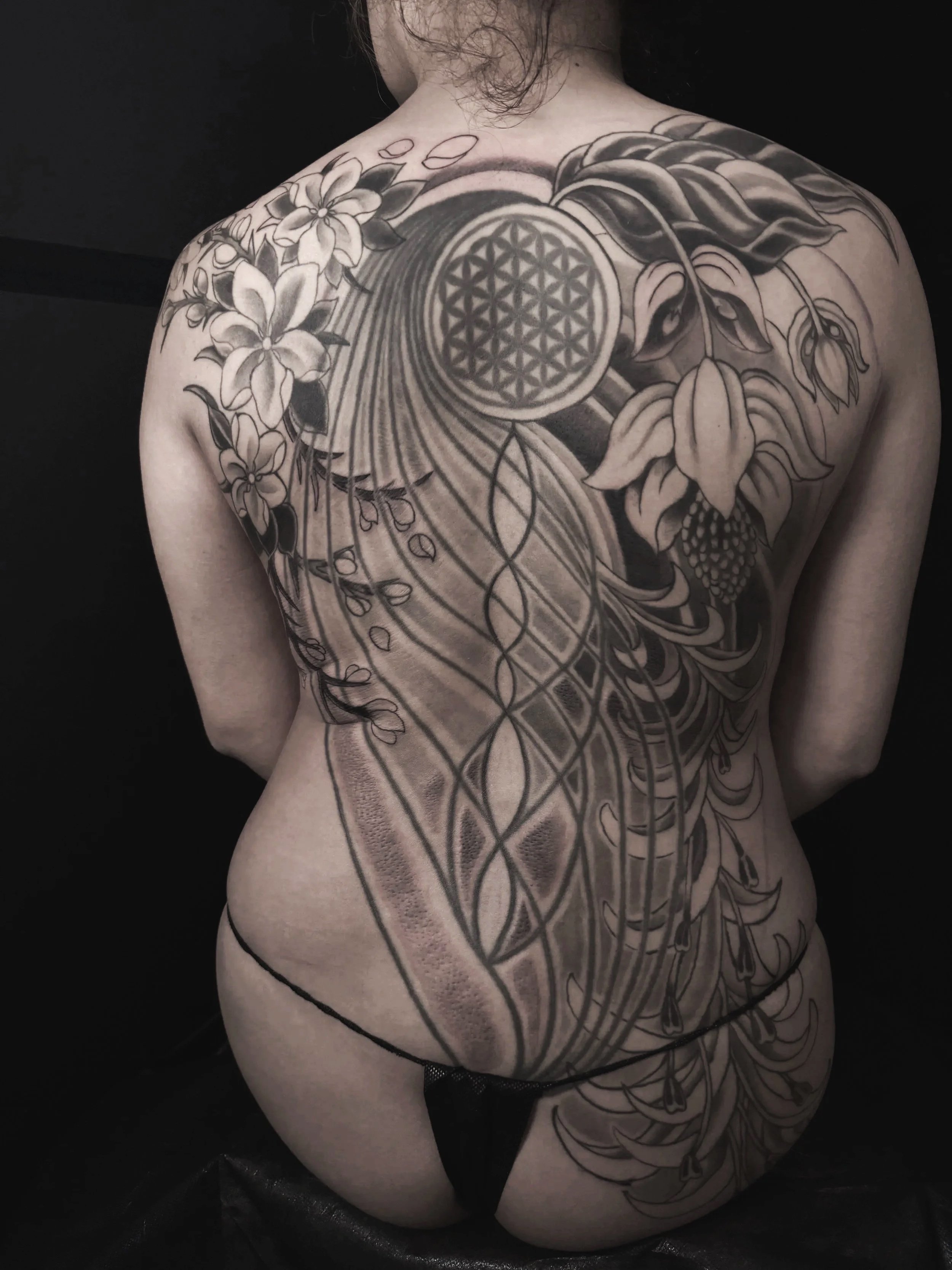 Sampaguita/ Filipino flowers (rework tattoo)