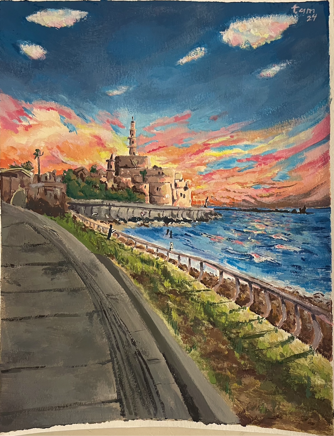 Sunset in Jaffa