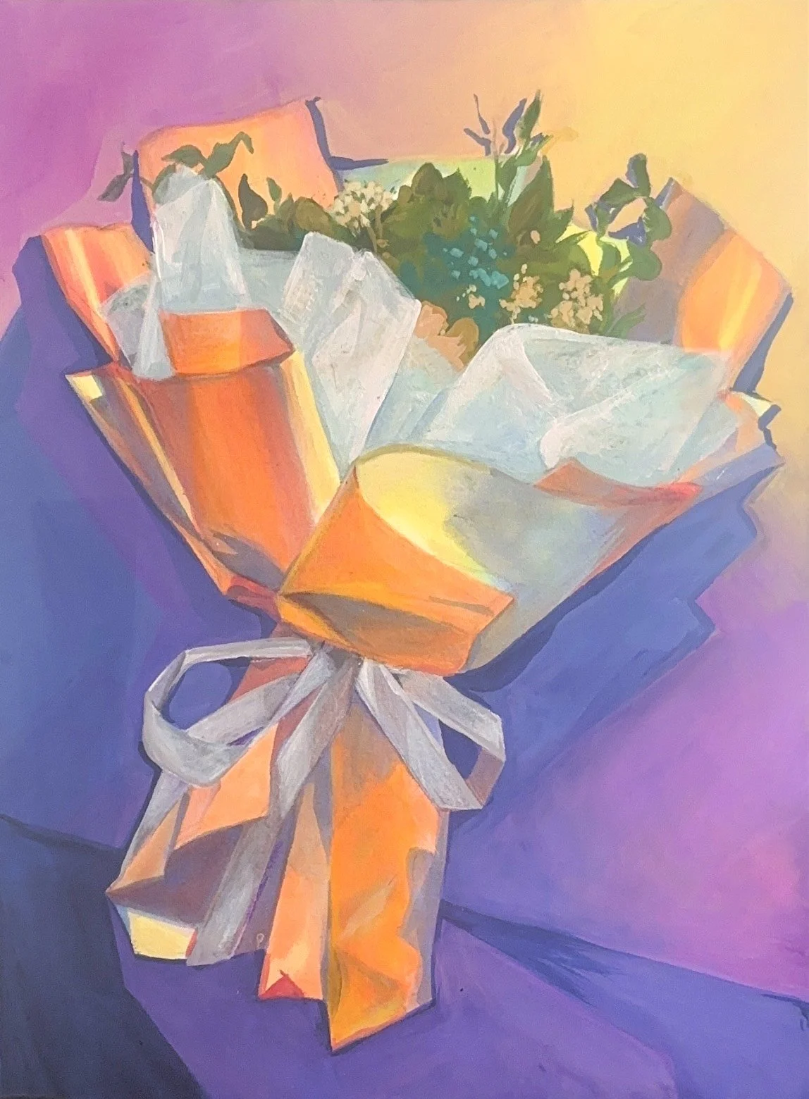 Floral Arrangement in Pastel
