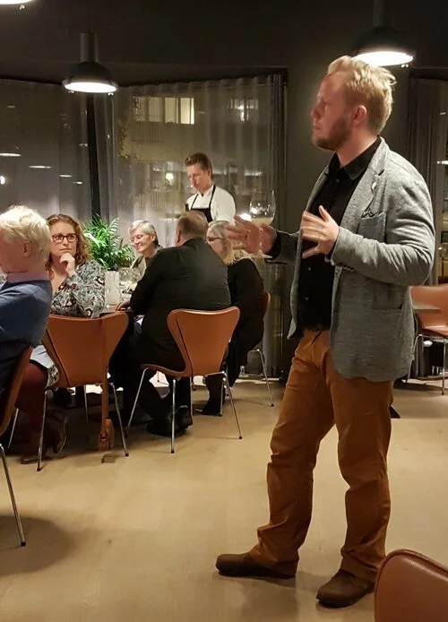 Winemakers Dinner på Folk Mat och Möten med Titti Qvarnström