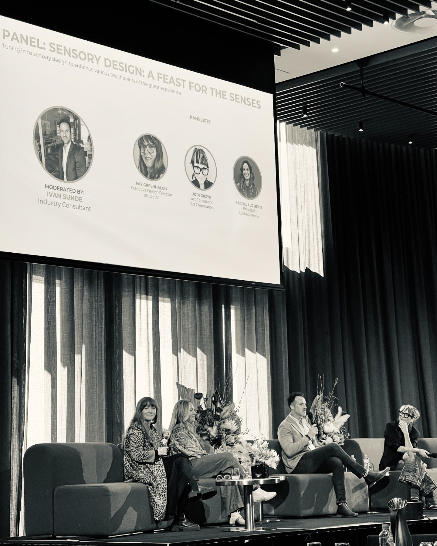 Design &amp; art leaders Illuminate Sensory Excellence in Hotel &amp; Hospitality design at Adelaide&rsquo;s Design Inn conference: Rachel Luchetti, Jodi Grzyb, and Fay Greenhalgh Lead Dynamic Panel Discussion*

In a captivating showcase, design lumi