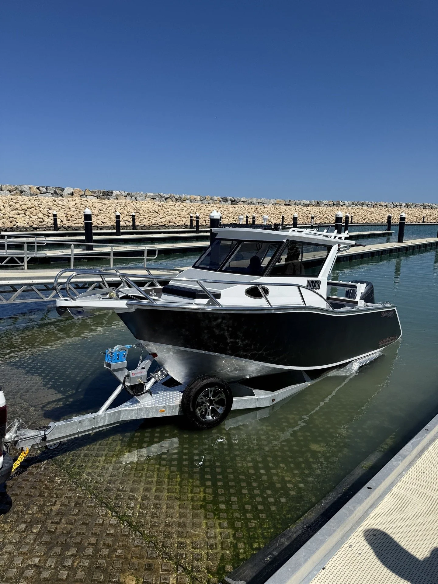 Here are some shots from the sea trial and handover of the Razerline 8100 Olympian Centre Cab, sold during the @perthboatshow. This weapon was snapped up within the first few hours!

We knew this one would turn heads, and it&rsquo;s already out makin