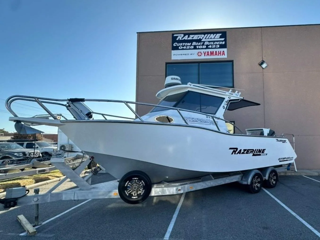 𝐅𝐎𝐑 𝐒𝐀𝐋𝐄 - $𝟏𝟗𝟗,𝟎𝟎𝟎

Hard to come by a secondhand Razerline!

𝟐𝟎𝟏𝟕 𝐑𝐚𝐳𝐞𝐫𝐥𝐢𝐧𝐞 𝟖𝟓𝟎𝟎 𝐌𝐨𝐧𝐭𝐞𝐛𝐞𝐥𝐥𝐨 𝐒𝐩𝐞𝐜𝐢𝐚𝐥 𝐂𝐞𝐧𝐭𝐫𝐞 𝐂𝐚𝐛

Comes with:
- Dual axle aluminium trailer 
- Boat catch 
- 300 hp Yamaha outboard