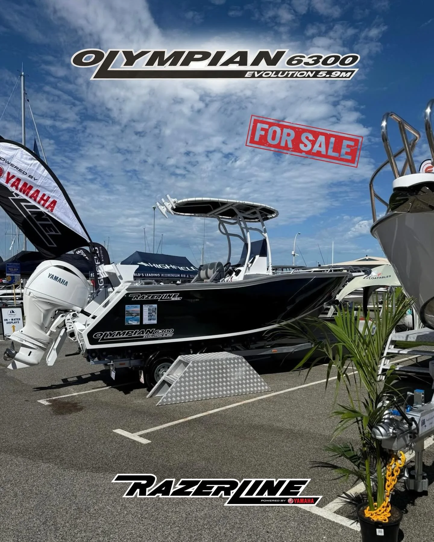 After its Hillarys Boat Show debut, here are more photos of the new Razerline Olympian Evolution, as promised!

The Evolution was developed for those who love the Olympian hull but wanted a more compact centre console or runabout option.

Pictured is