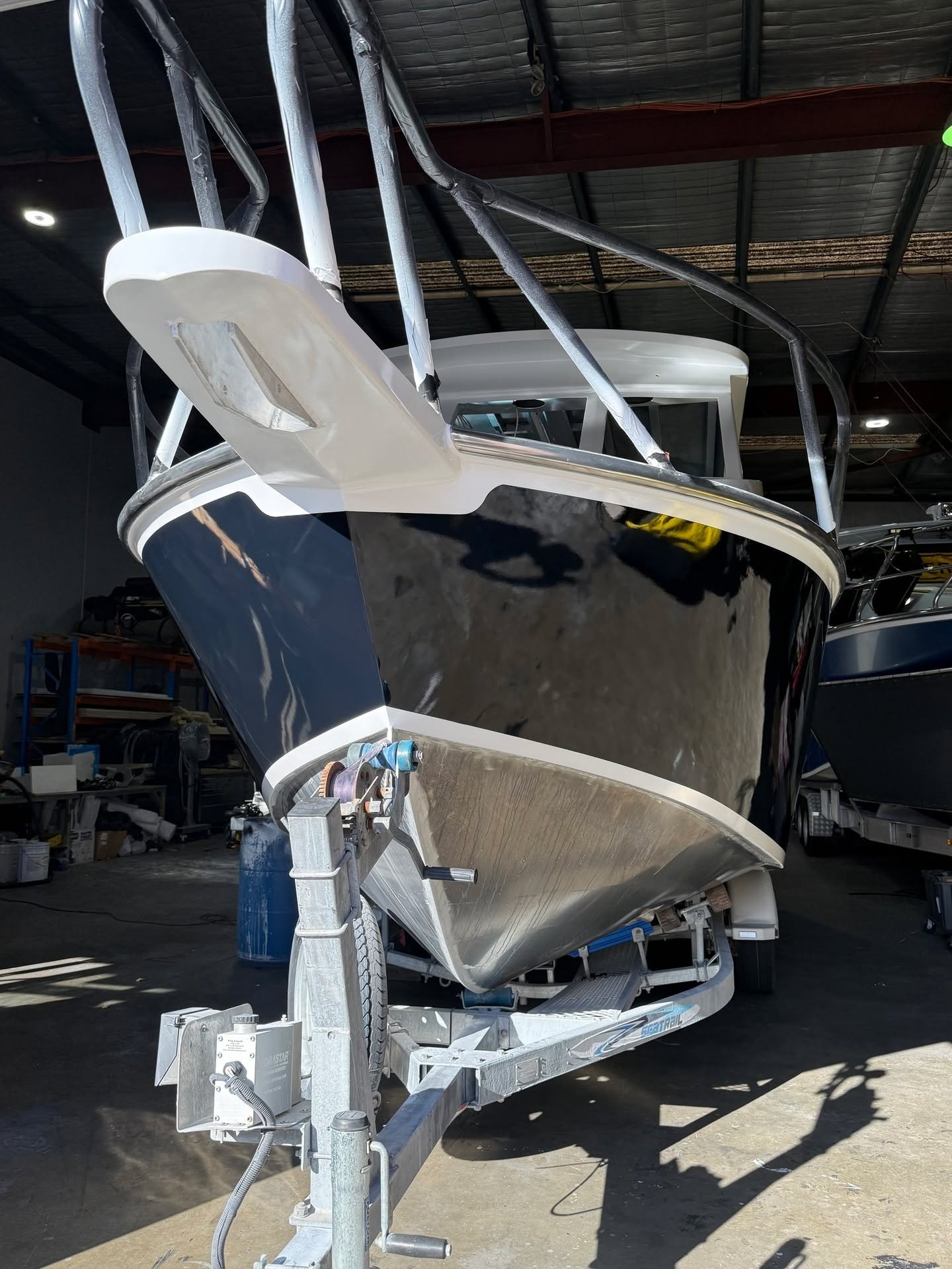 &ldquo;The Prospector&rdquo; is back from paint and looking sharp!

Now heading into the fit out 'shed'... Keep an eye on our socials as this build begins to take shape.

Want to build your dream boat? Get in touch!

📞 0428 168 423
📧 enquiries@raze