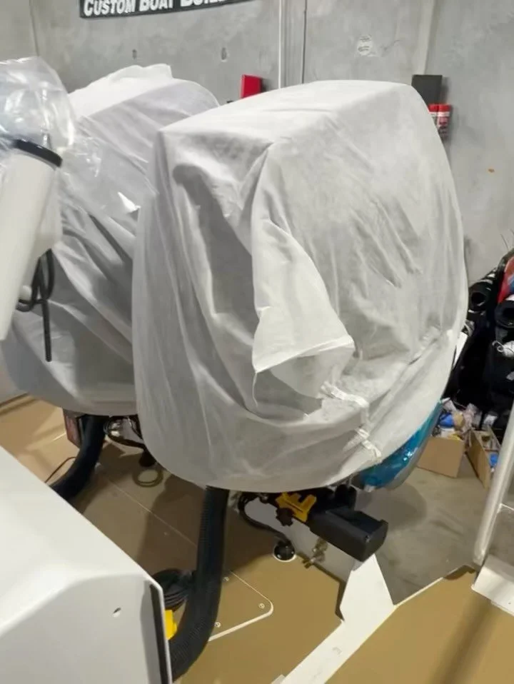 Not long left in the fit-out factory for Bounty Hunters&rsquo; successor...

Check out this quick walkthrough video and pictures, as we install its extensive list of &lsquo;bells and whistles&rsquo;. She had her stunning gradient boat wrap installed 