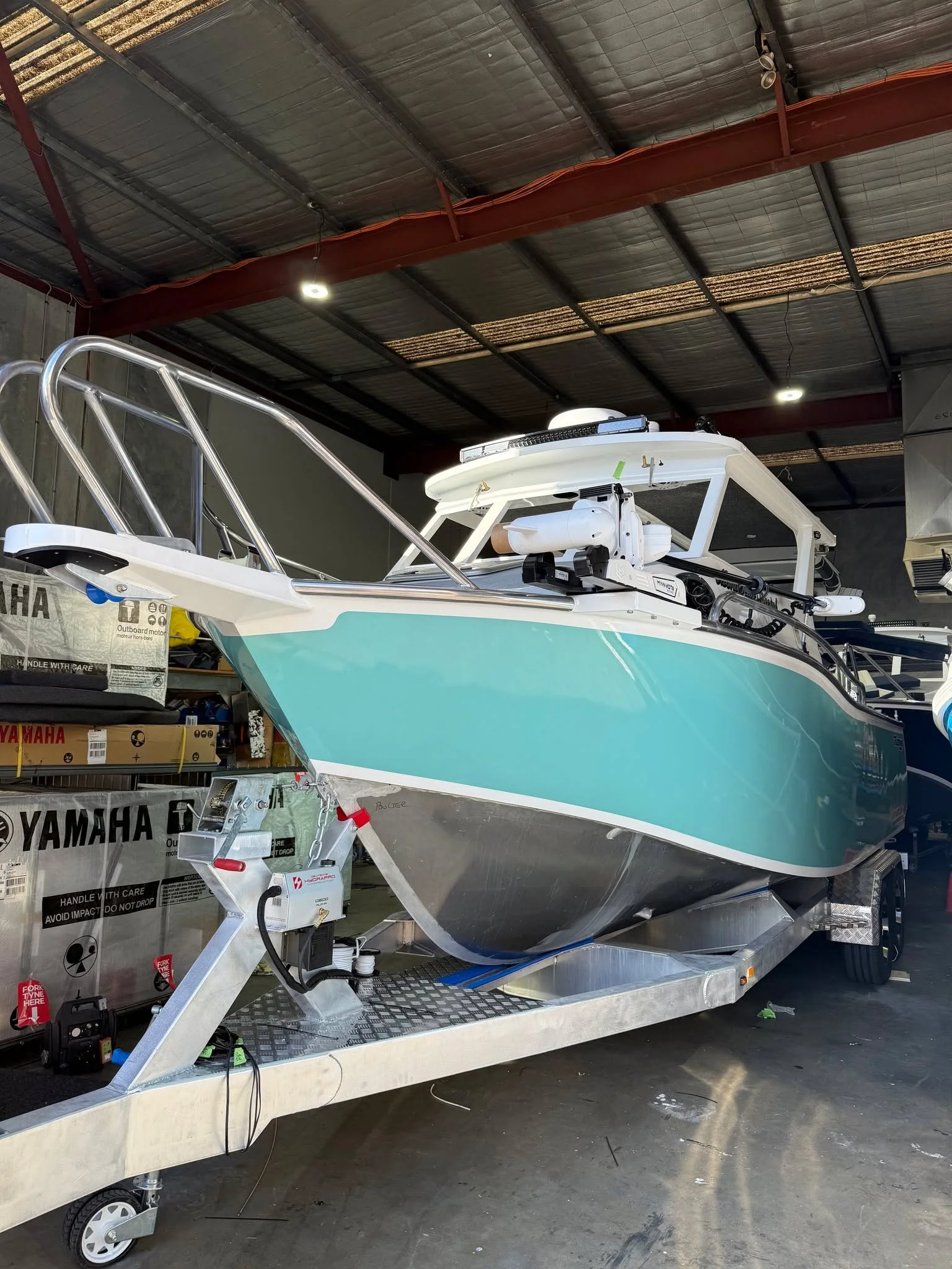 Plenty is happening behind the scenes as we gear up for the @sanctuarycoveboatshow!

Both our aluminium and fit-out workshops are in full swing, with builds pushing through every stage of production. It&rsquo;s all hands on deck as we get ready to sh