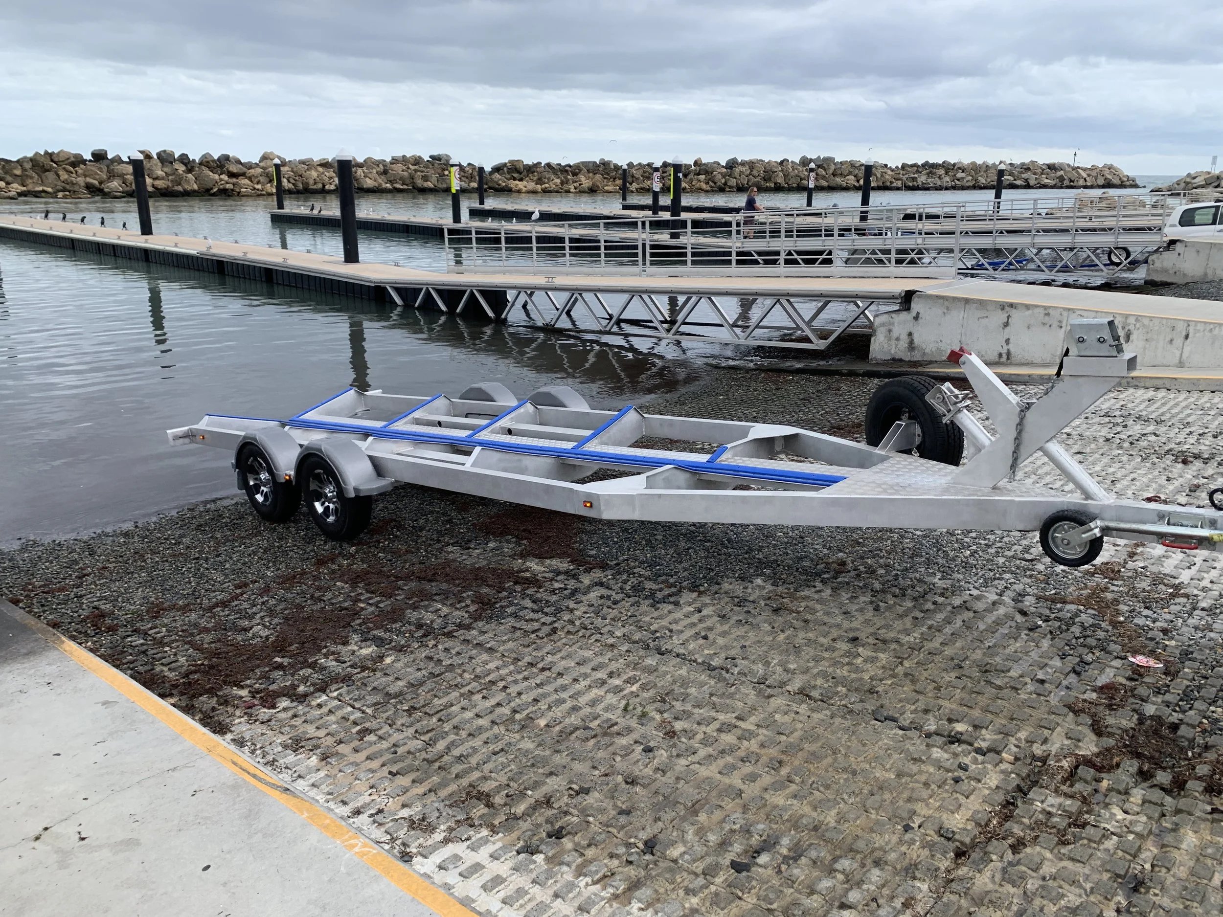 Aluminium tandem axle trailer