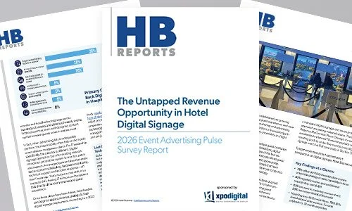 The Untapped Revenue Opportunity in Hotel Digital Signage – 2026 Event Advertising Pulse Survey Report
