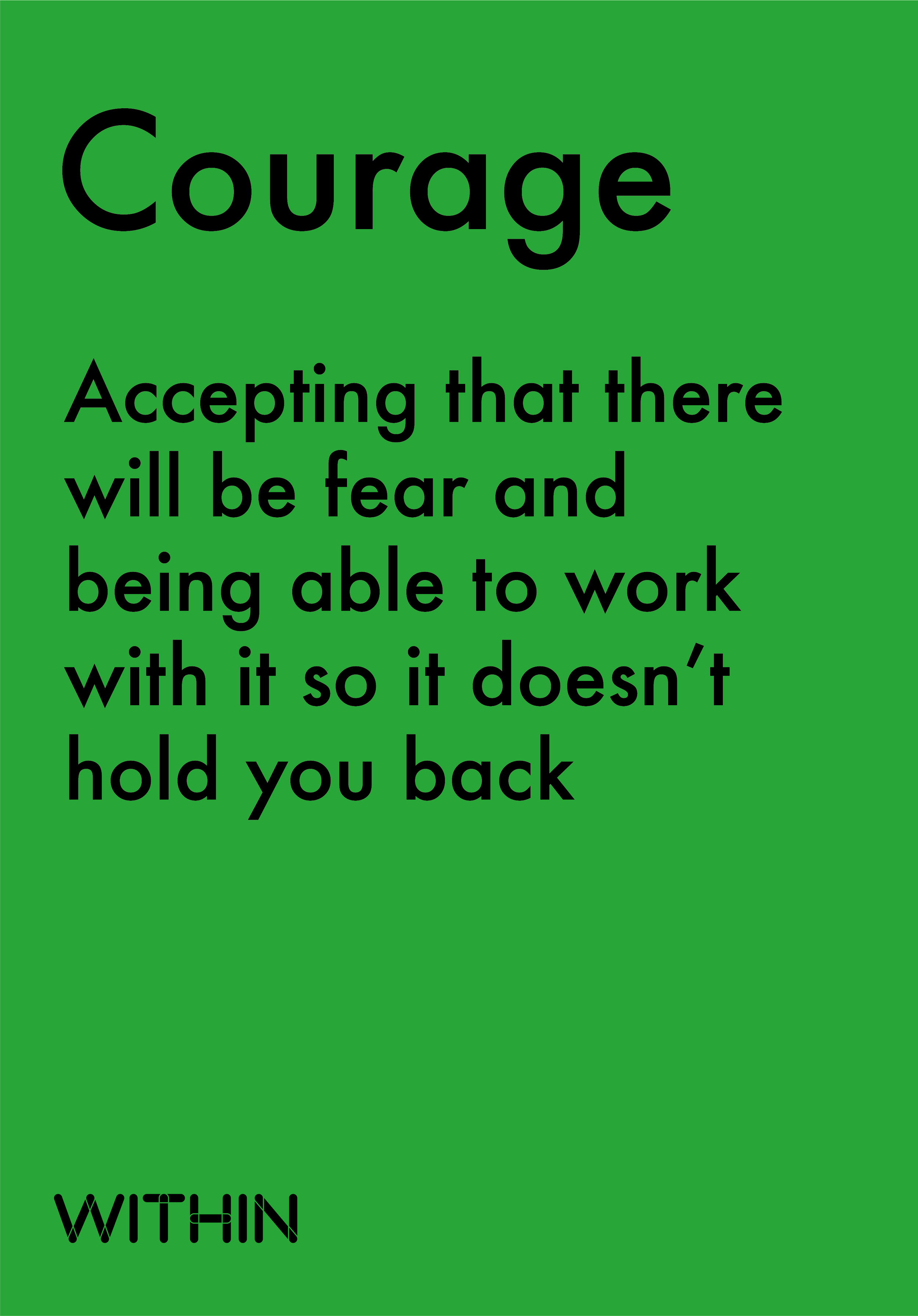 Human-Centred Leadership Values 3 Courage