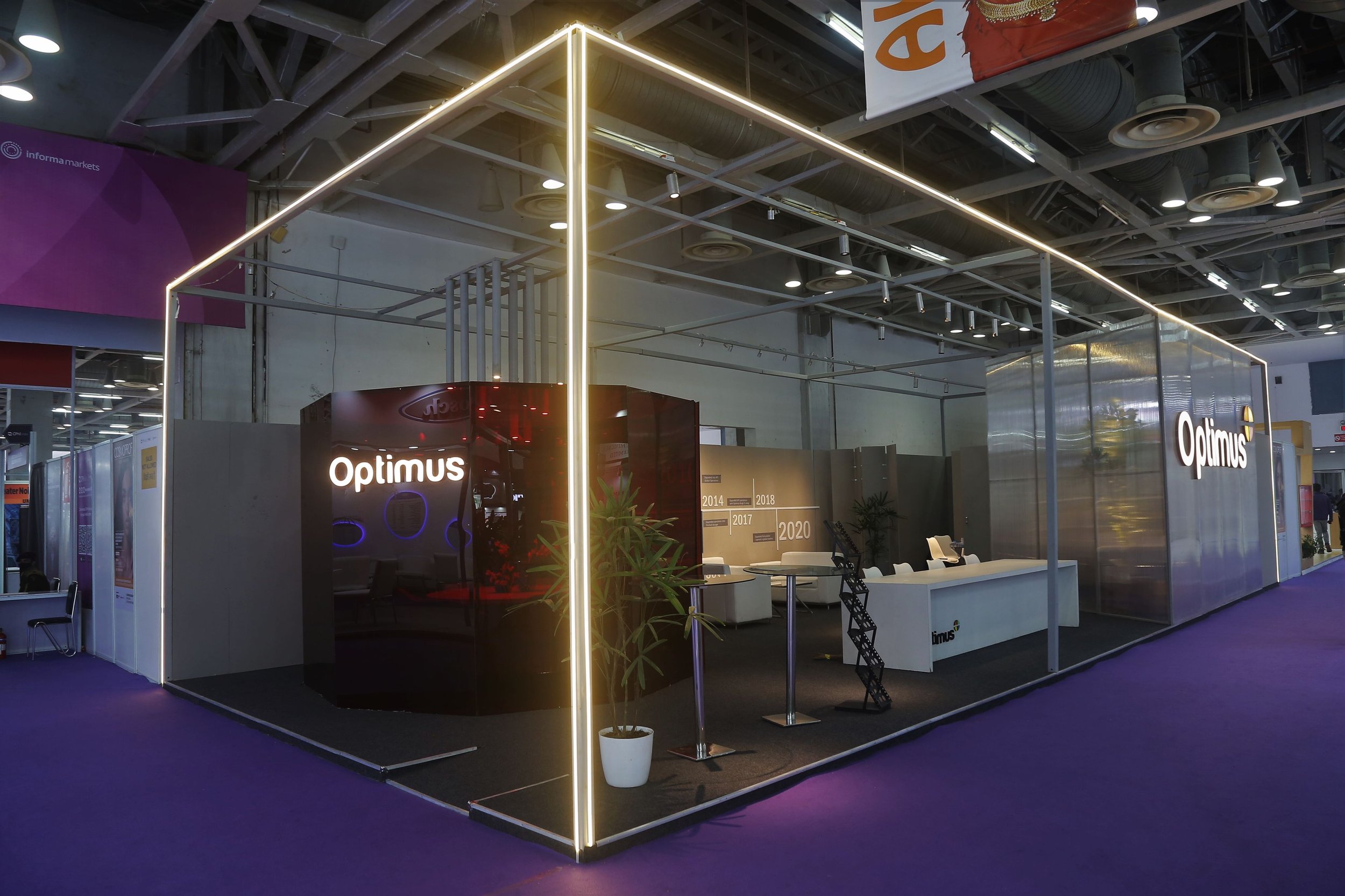 Entrance Experience, Exhibition Design, Optimus X CPHI, Noida