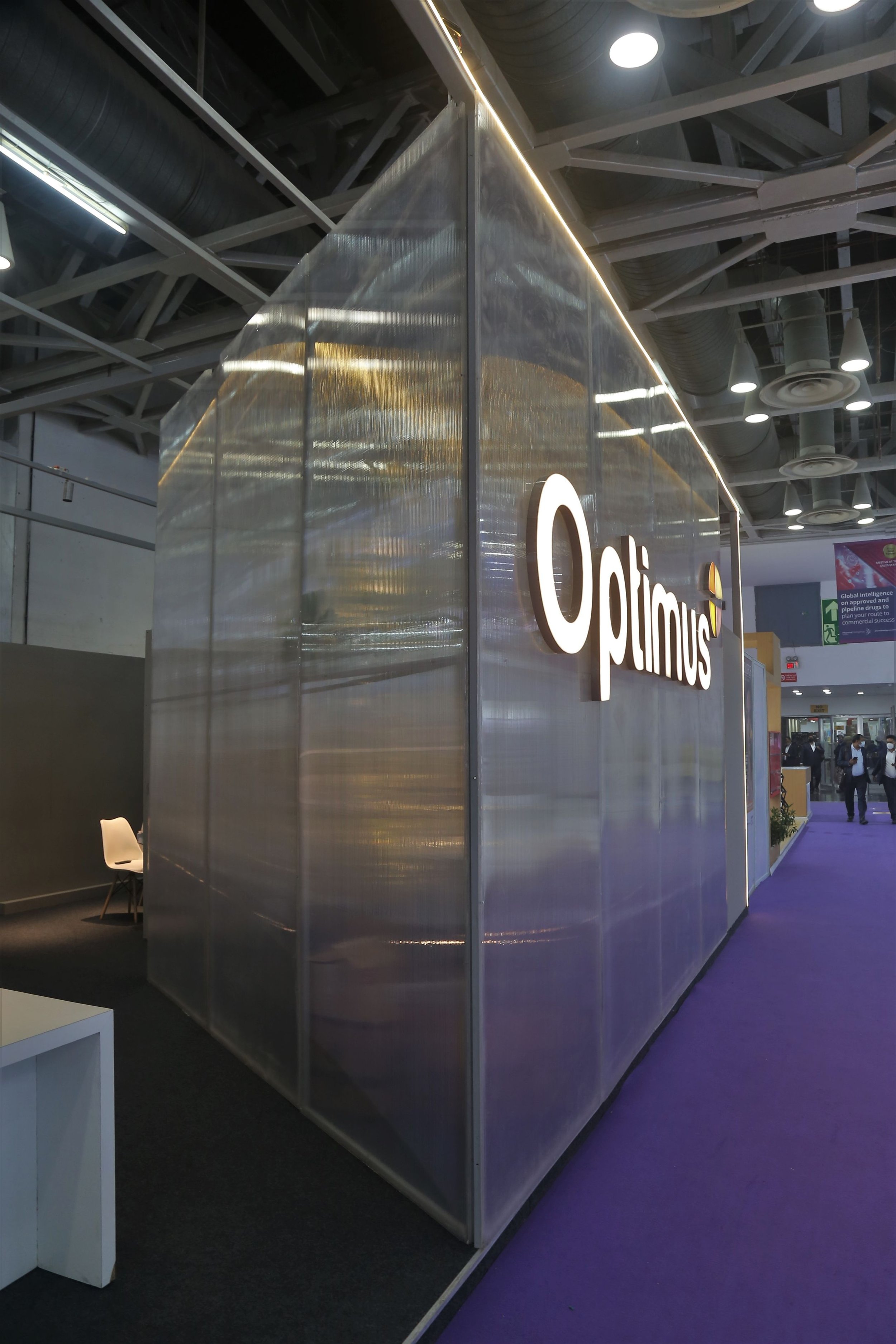 Entrance experience, Exhibition Design, Optimus X CPHI, Noida