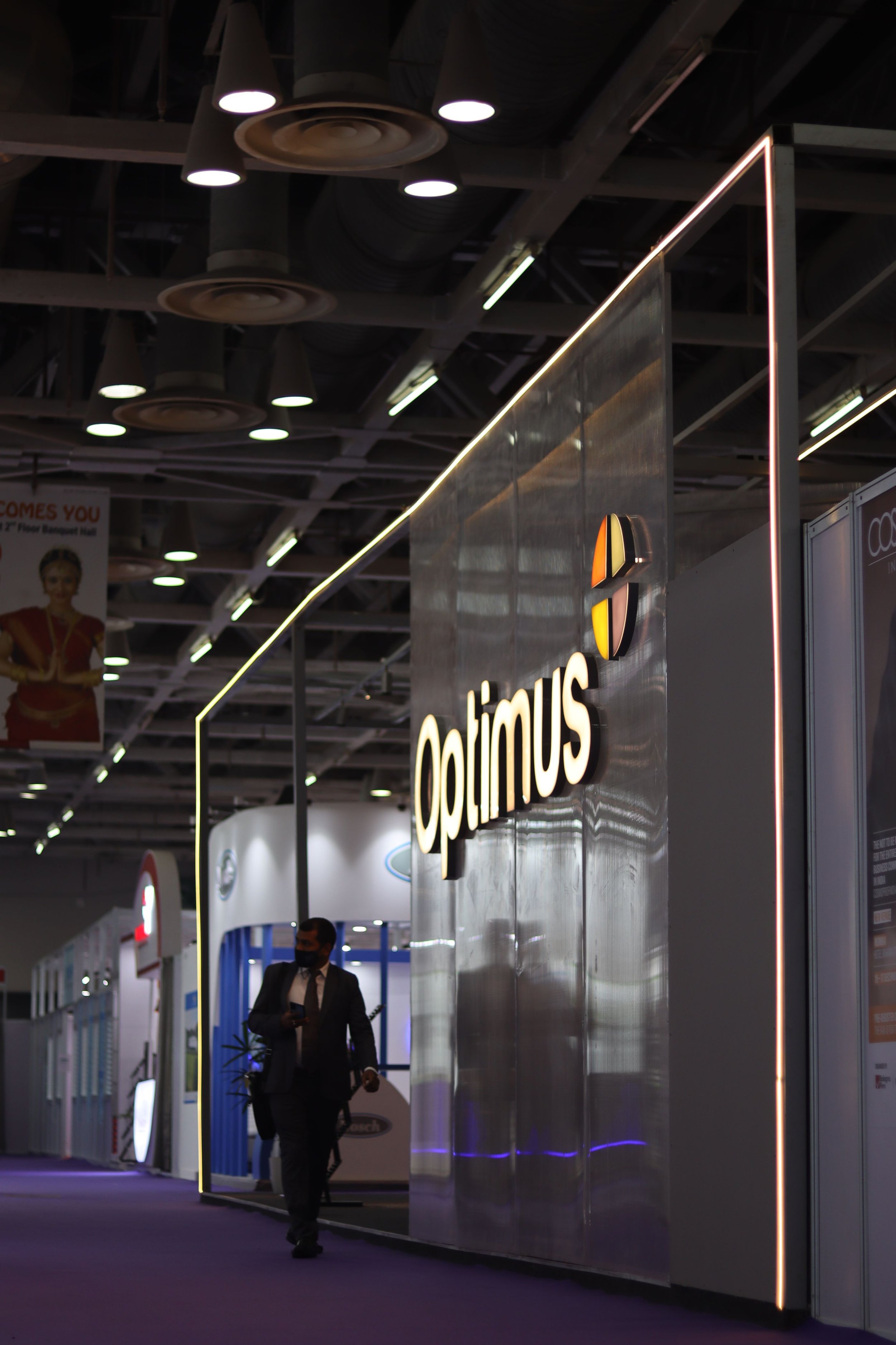 Entrance Aisle, Exhibition Design, Optimus X CPHI, Noida