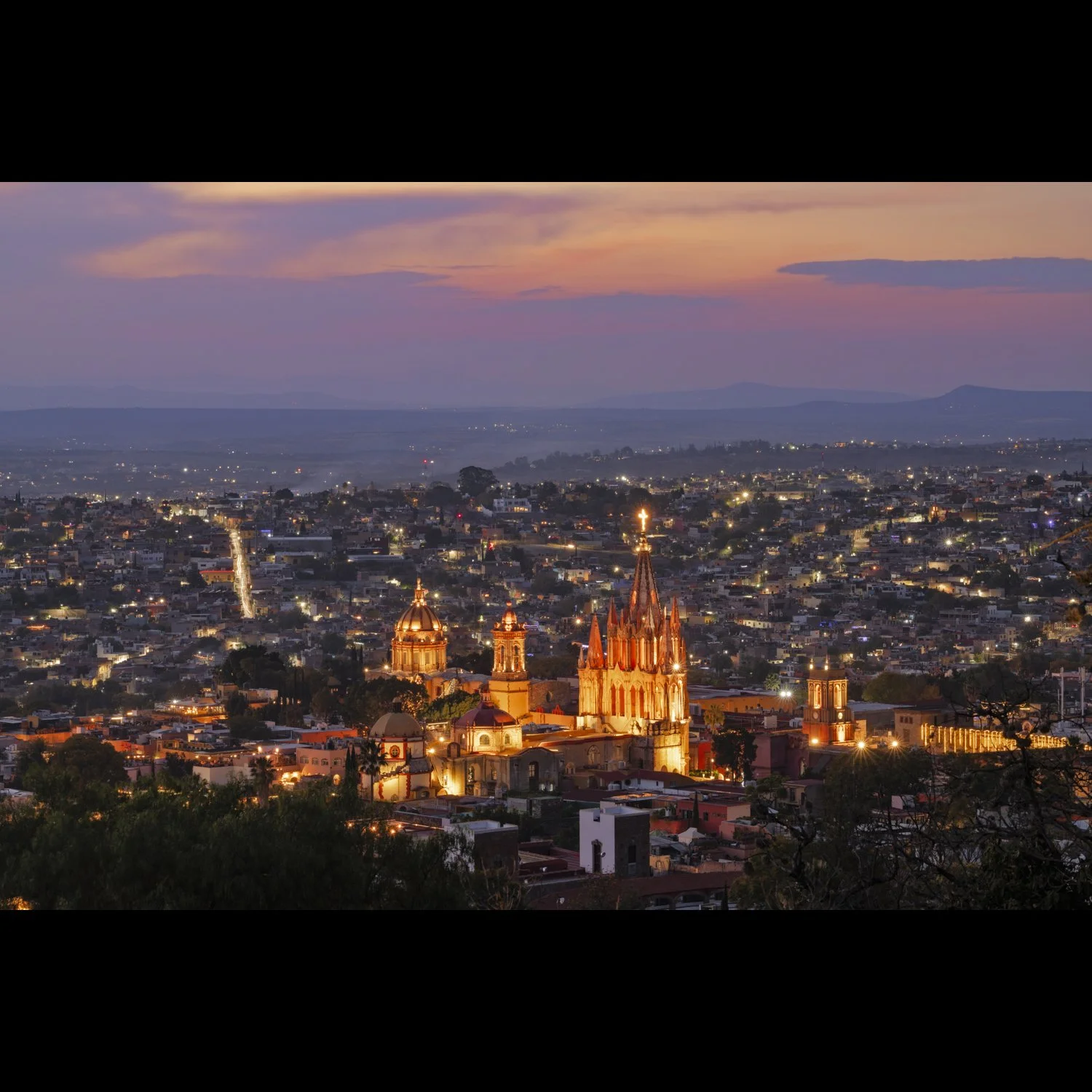 San Miguel de Allende at Dusk